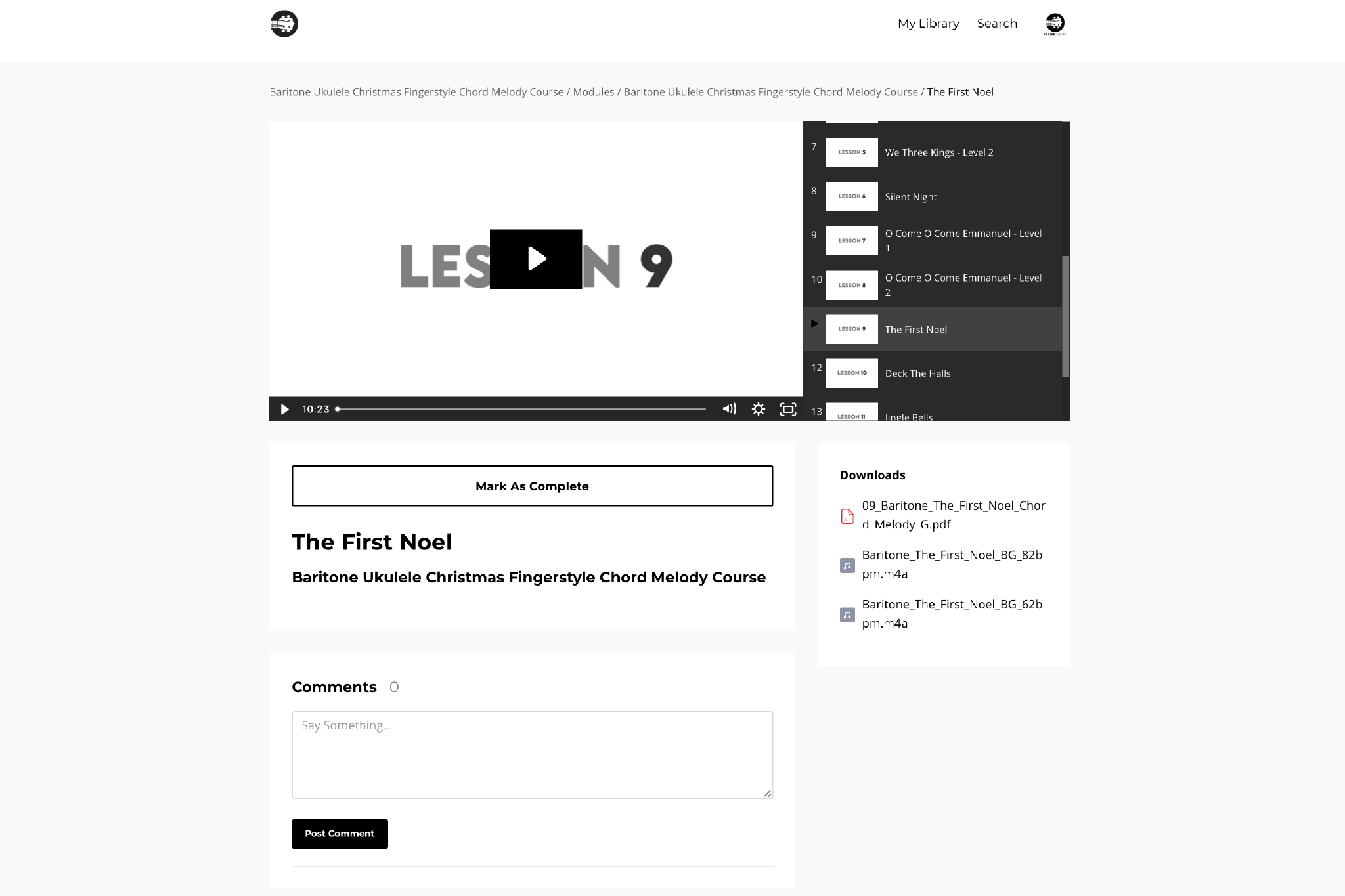 Baritone Ukulele Christmas Fingerstyle Chord Melody Course - Uke Like The Pros