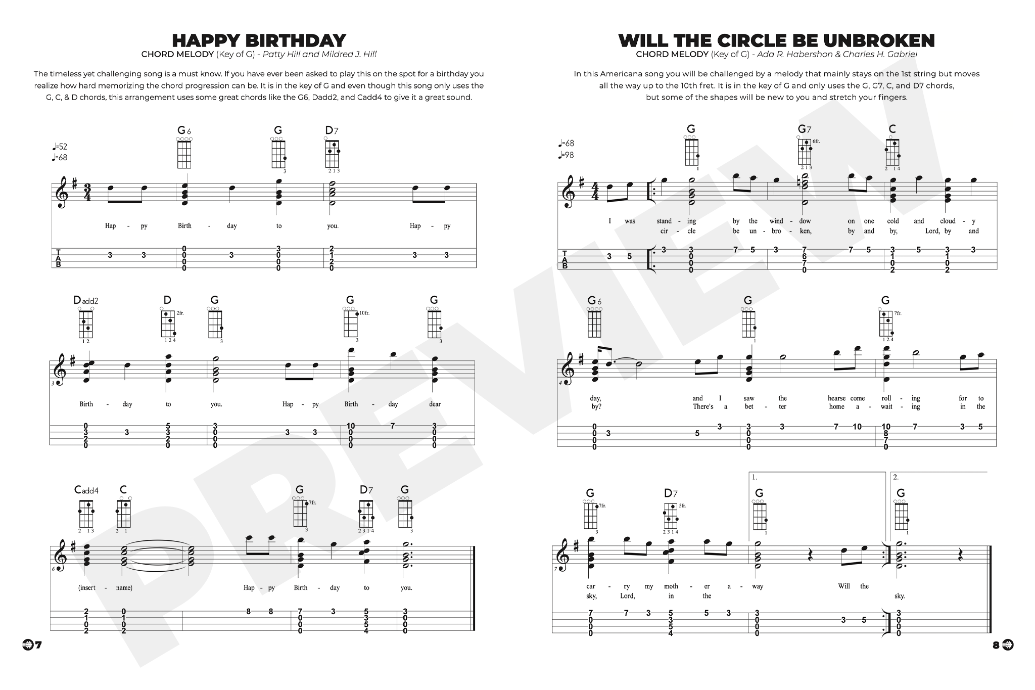 Baritone Ukulele Fingerstyle Chord Melody Mastery Book