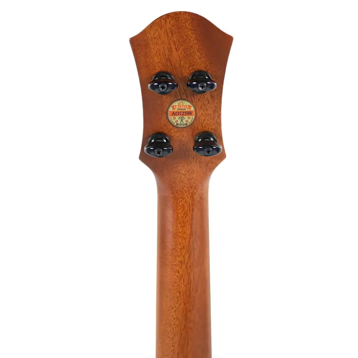 ANueNue UT330 Moon Bird tenor ukulele #2, headstock back with Gotoh UPT tuners