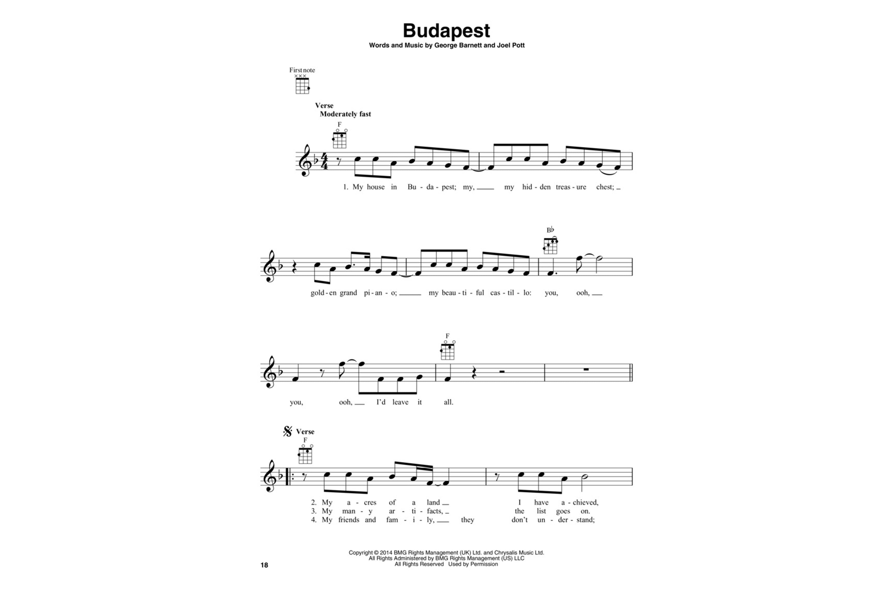 Ukulele Pop Hits with just Three Chords