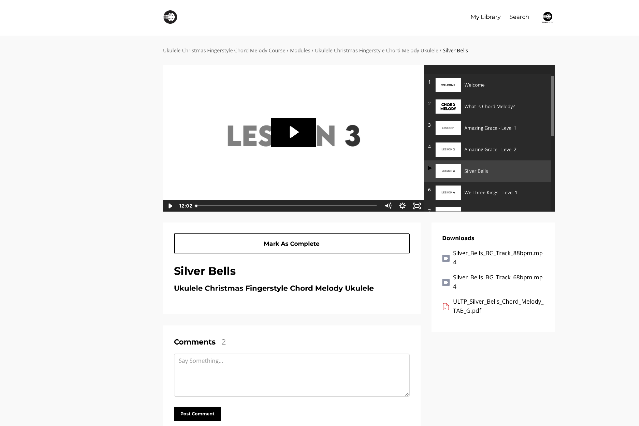 Ukulele Christmas Fingerstyle Chord Melody Course - Uke Like The Pros