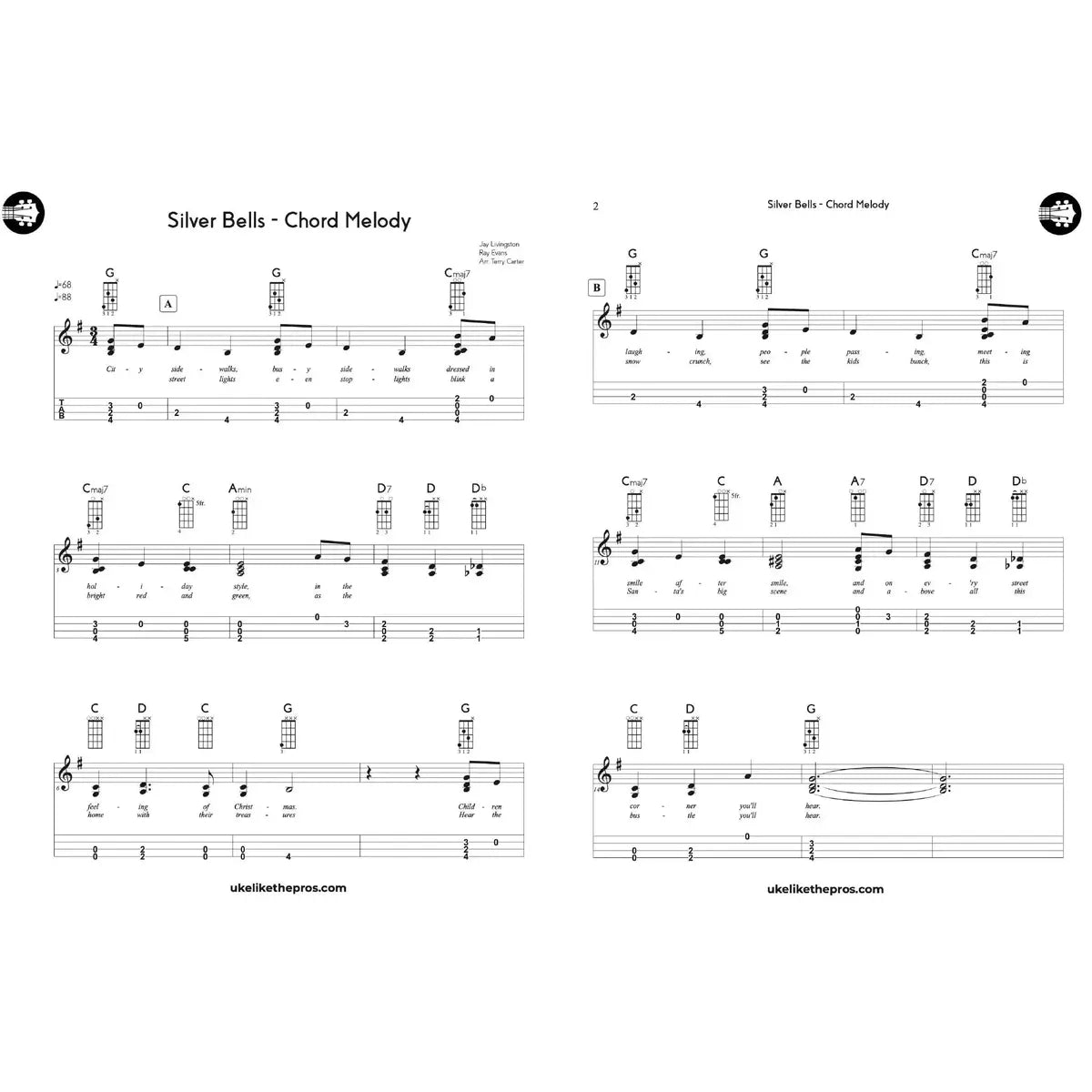 Ukulele_Christmas_Fingerstyle_Chord_Melody_Course-13 | Terry Carter Music Store