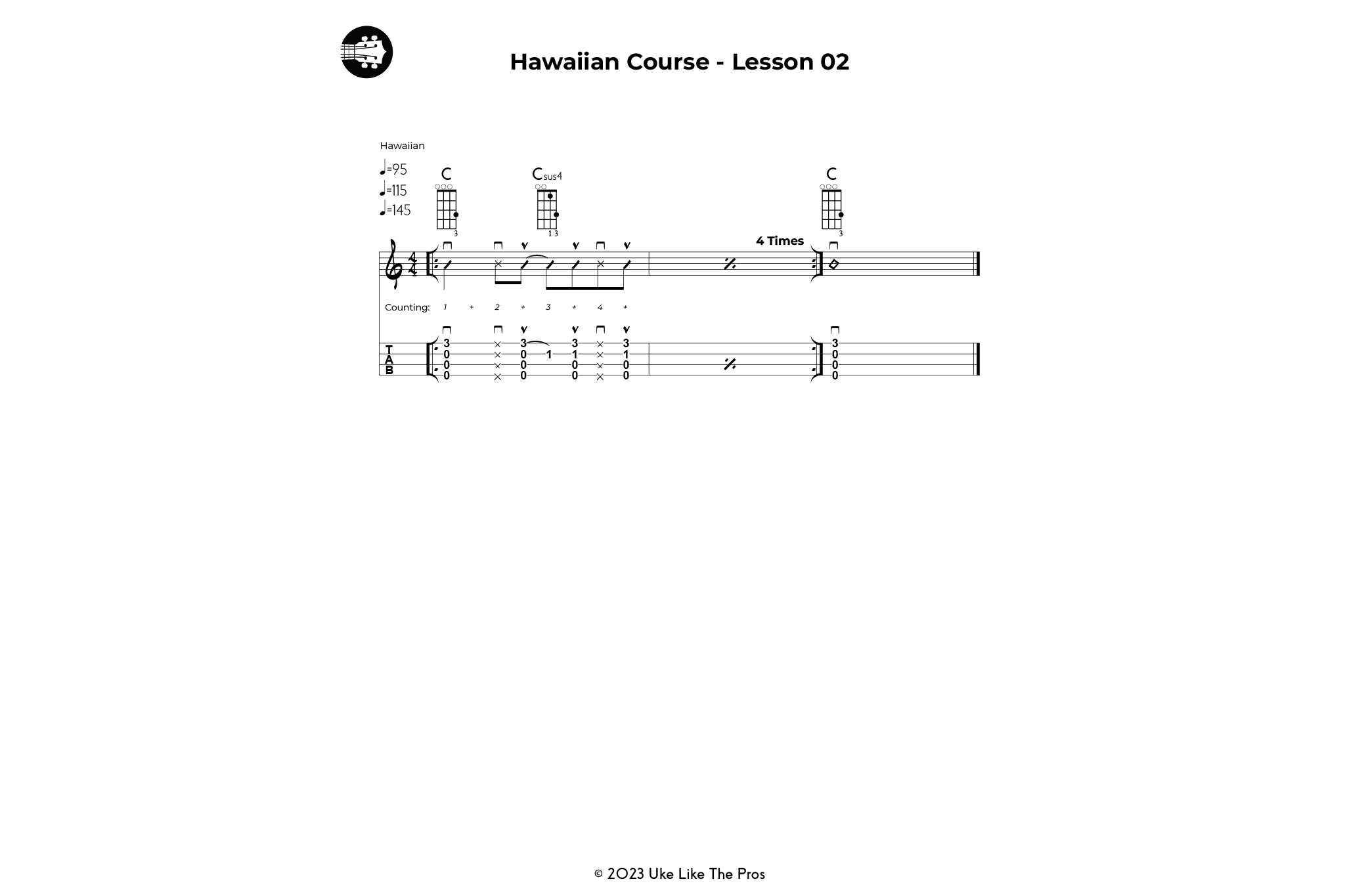 Ukulele Hawaiian Course - Uke Like The Pros