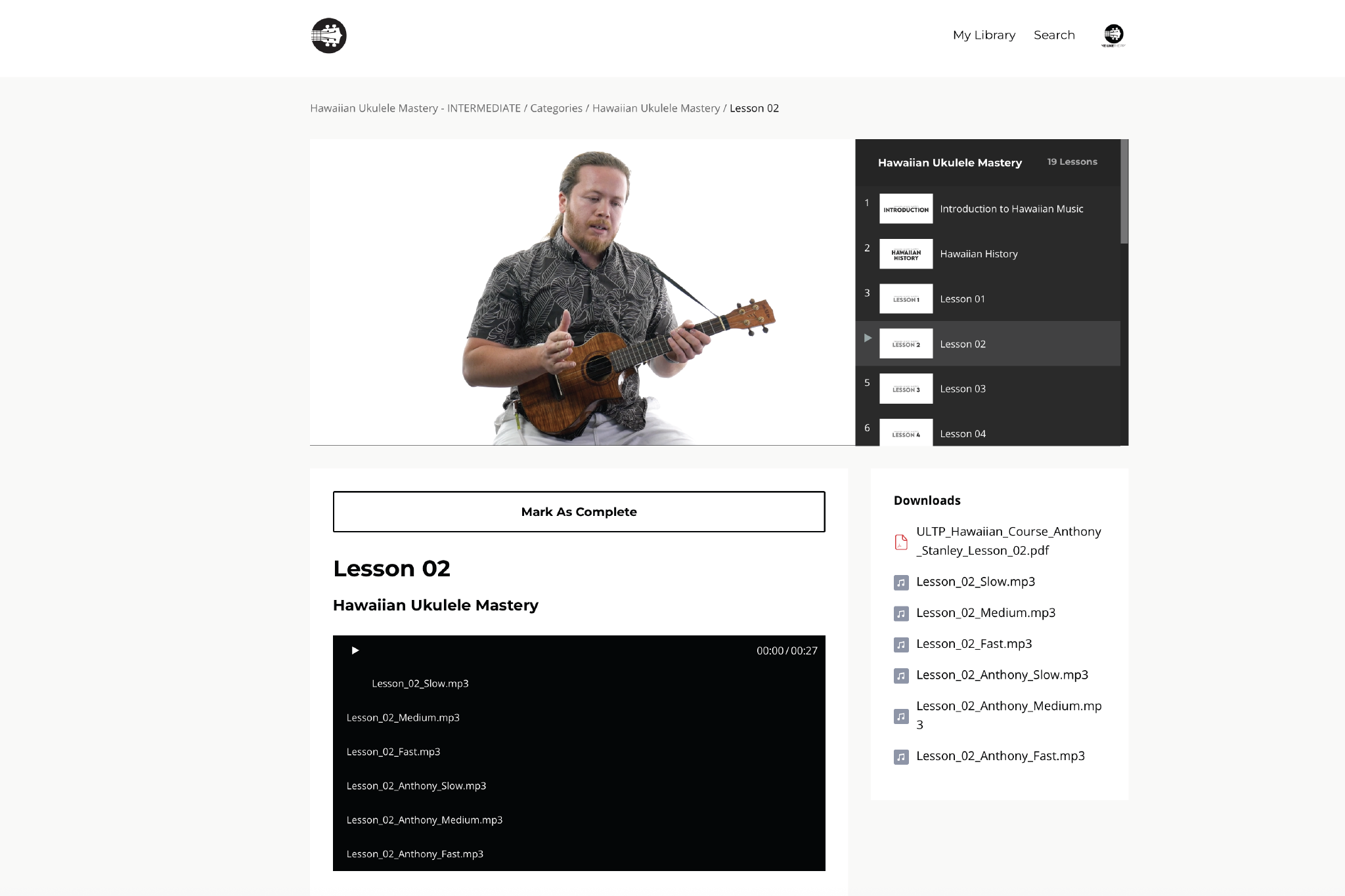 Ukulele Hawaiian Course - Uke Like The Pros