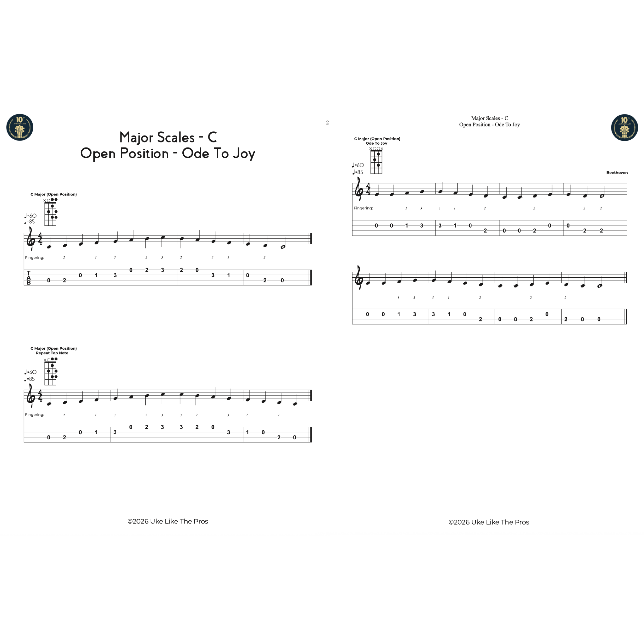 Ukulele Major Scales Mastery Course - Uke Like The Pros