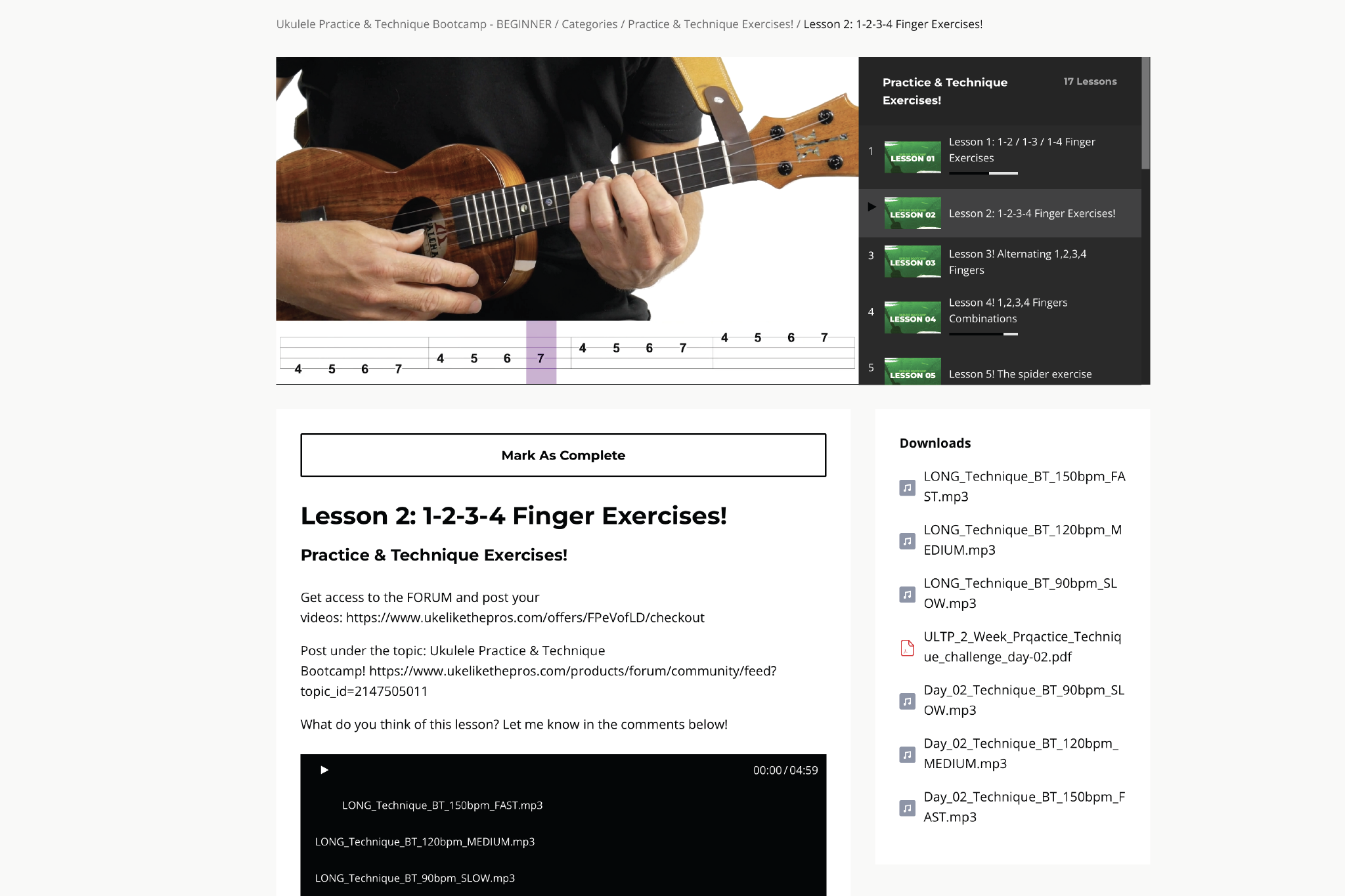 Ukulele Practice & Technique Bootcamp Course - Uke Like The Pros