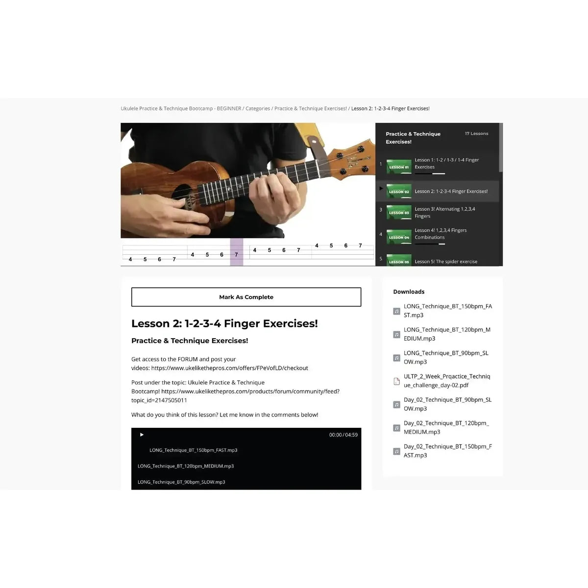 Ukulele_Practice_Technique_Bootcamp_Course-02 | Terry Carter Music Store