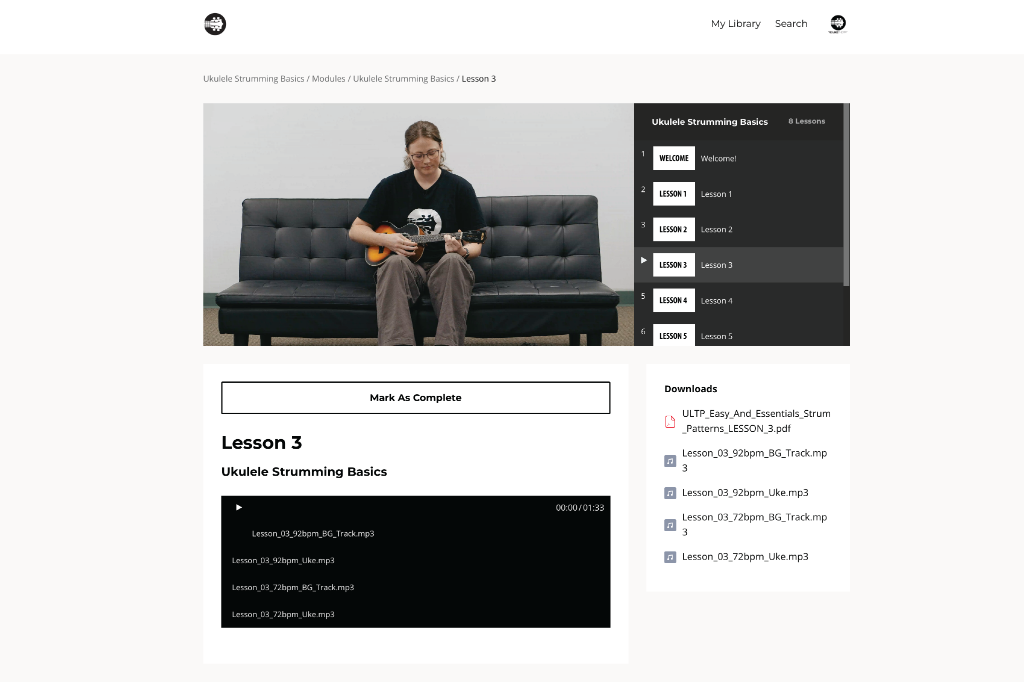 Ukulele Strumming Basics Course - Uke Like The Pros