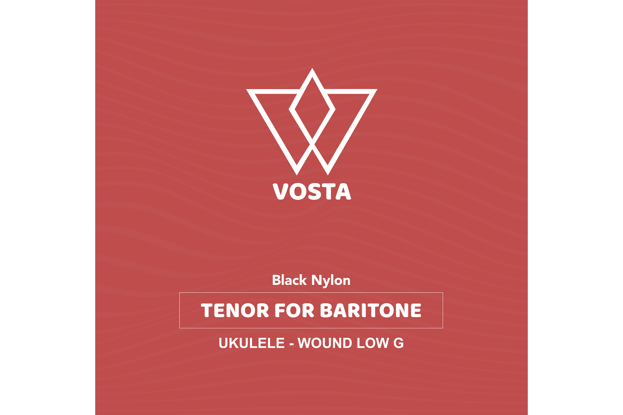 Vosta Black Nylon Tenor for Baritone Strings