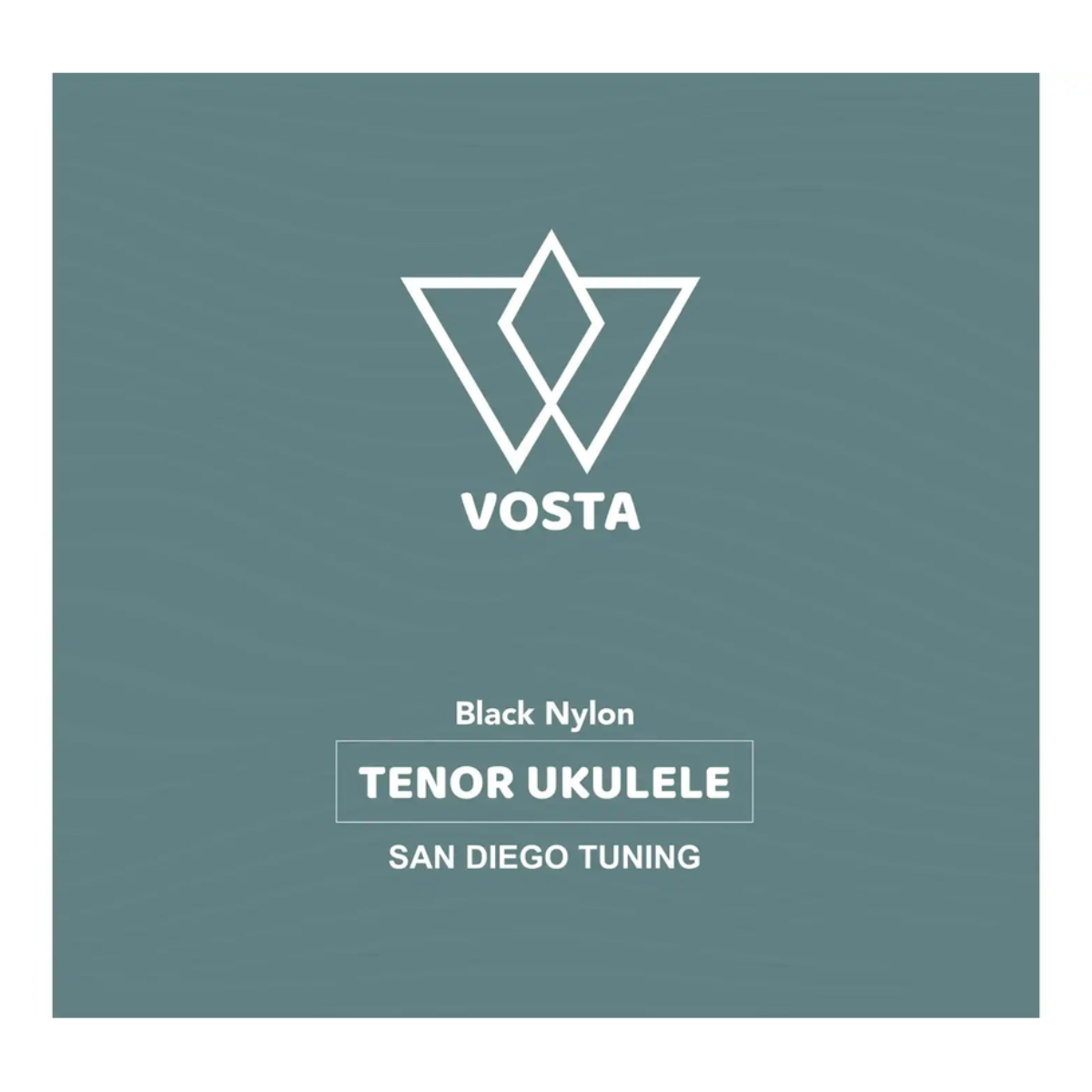 VOSTA_BLACK_NYLON_UKULELE_TENOR_SAN_DIEGO_TUNING____front | Terry Carter Music Store