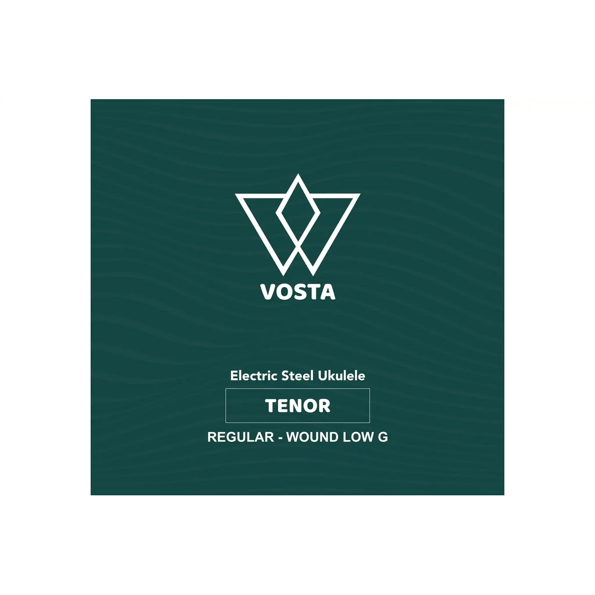 VOSTA_ELECTRIC_STEEL_UKULELE_TENOR_REGULAR_WOUND_LOW_G____front | Terry Carter Music Store
