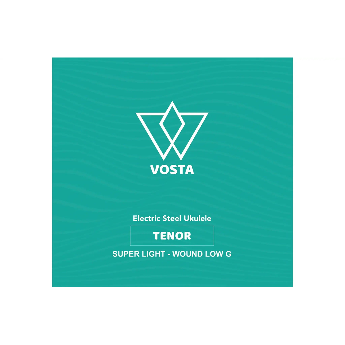 VOSTA_ELECTRIC_STEEL_UKULELE_TENOR_SUPER_LIGHT_WOUND_LOW_G____front | Terry Carter Music Store