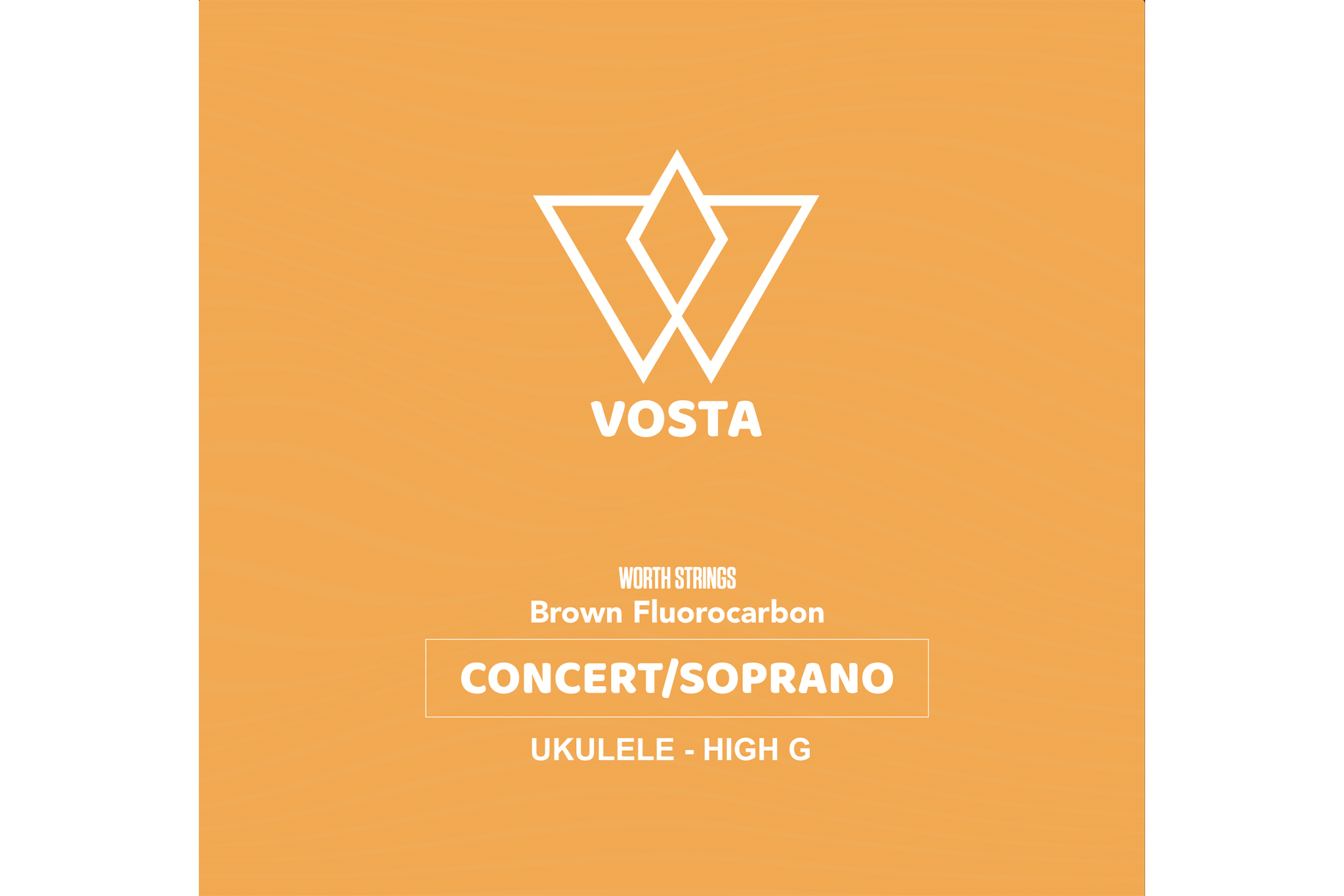 Vosta Brown Fluorocarbon Soprano/Concert Ukulele Strings