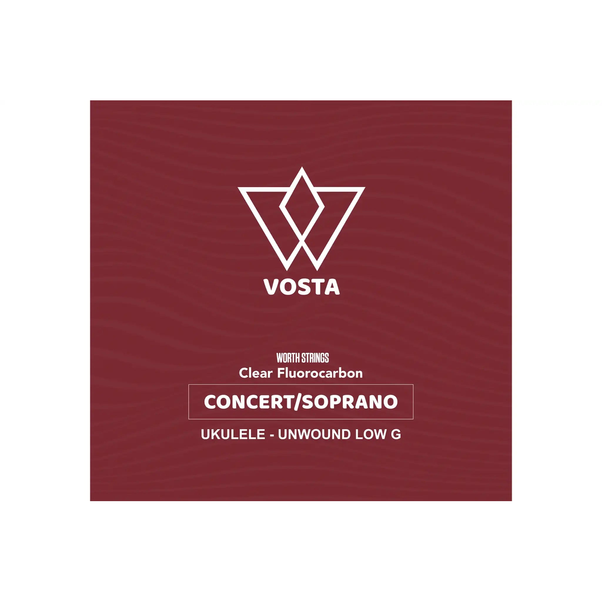 VOSTA_WORTH_BROWN_FLUOROCARBON_CONCERT_SOPRANO_UNWOUND_LOW_G____front | Terry Carter Music Store