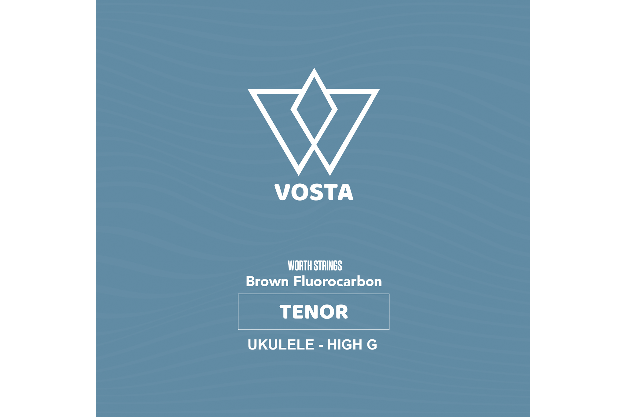 Vosta Brown Fluorocarbon Tenor Ukulele Strings