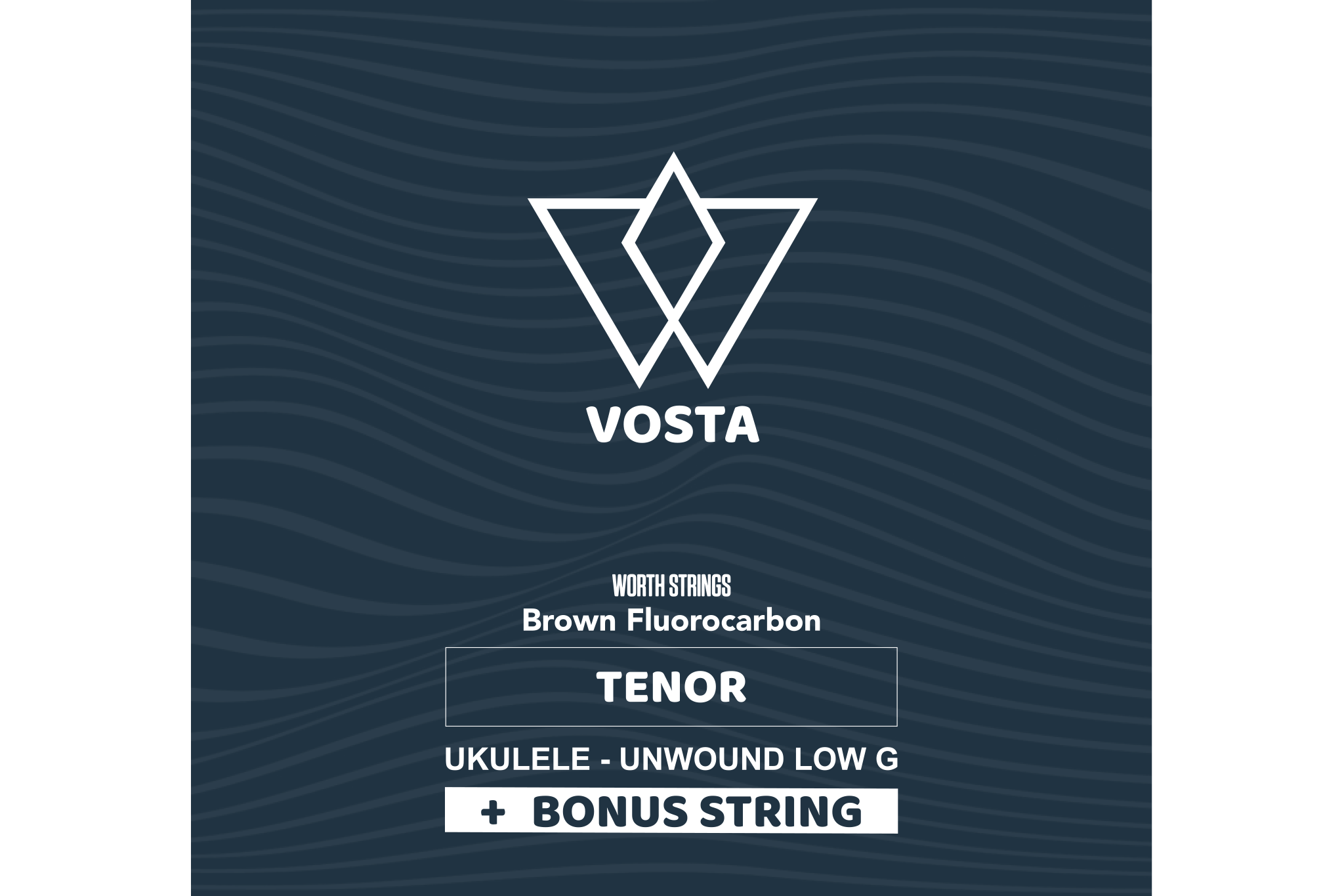 Vosta Brown Fluorocarbon Tenor Ukulele Strings