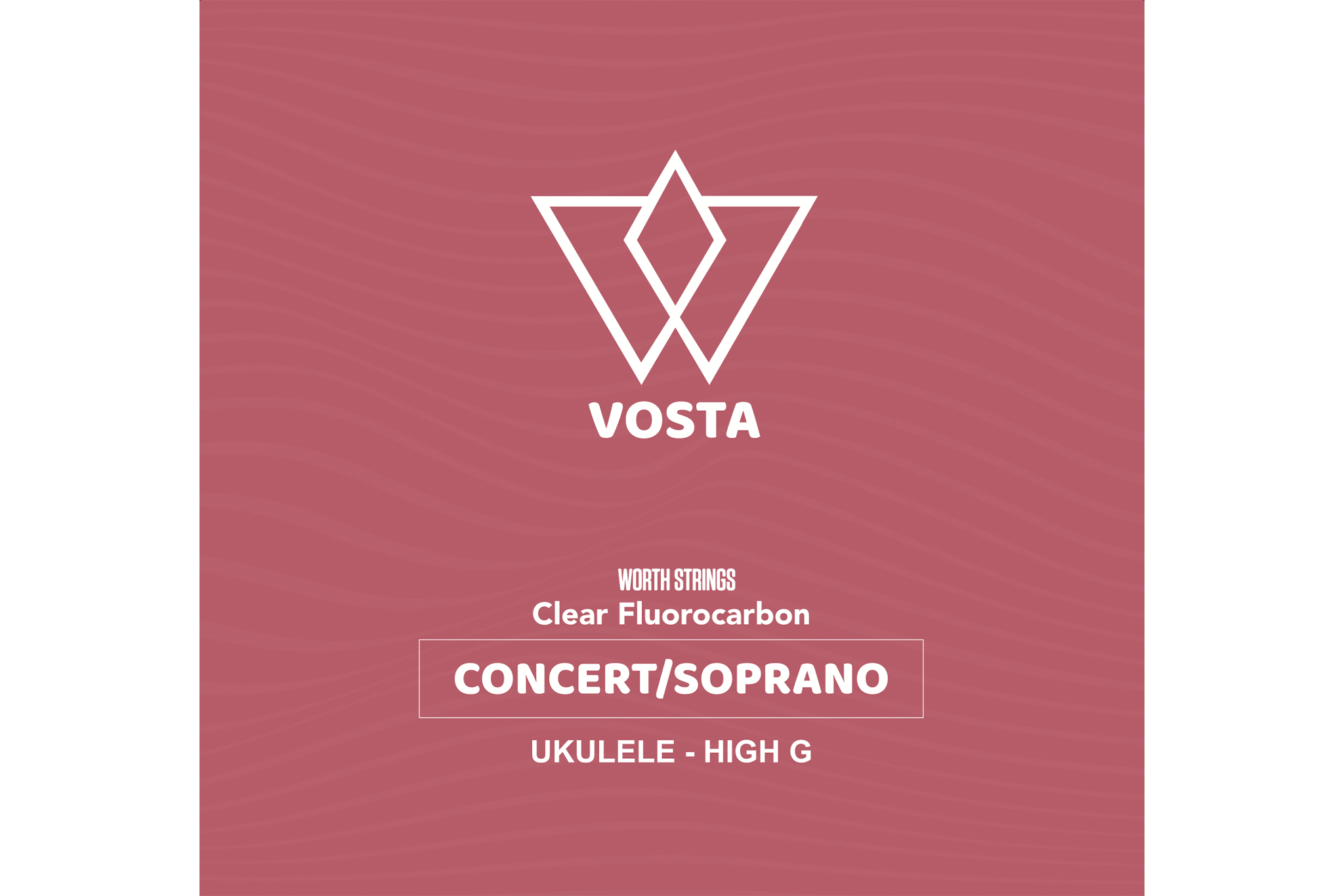 Vosta Clear Fluorocarbon Soprano/Concert Ukulele Strings