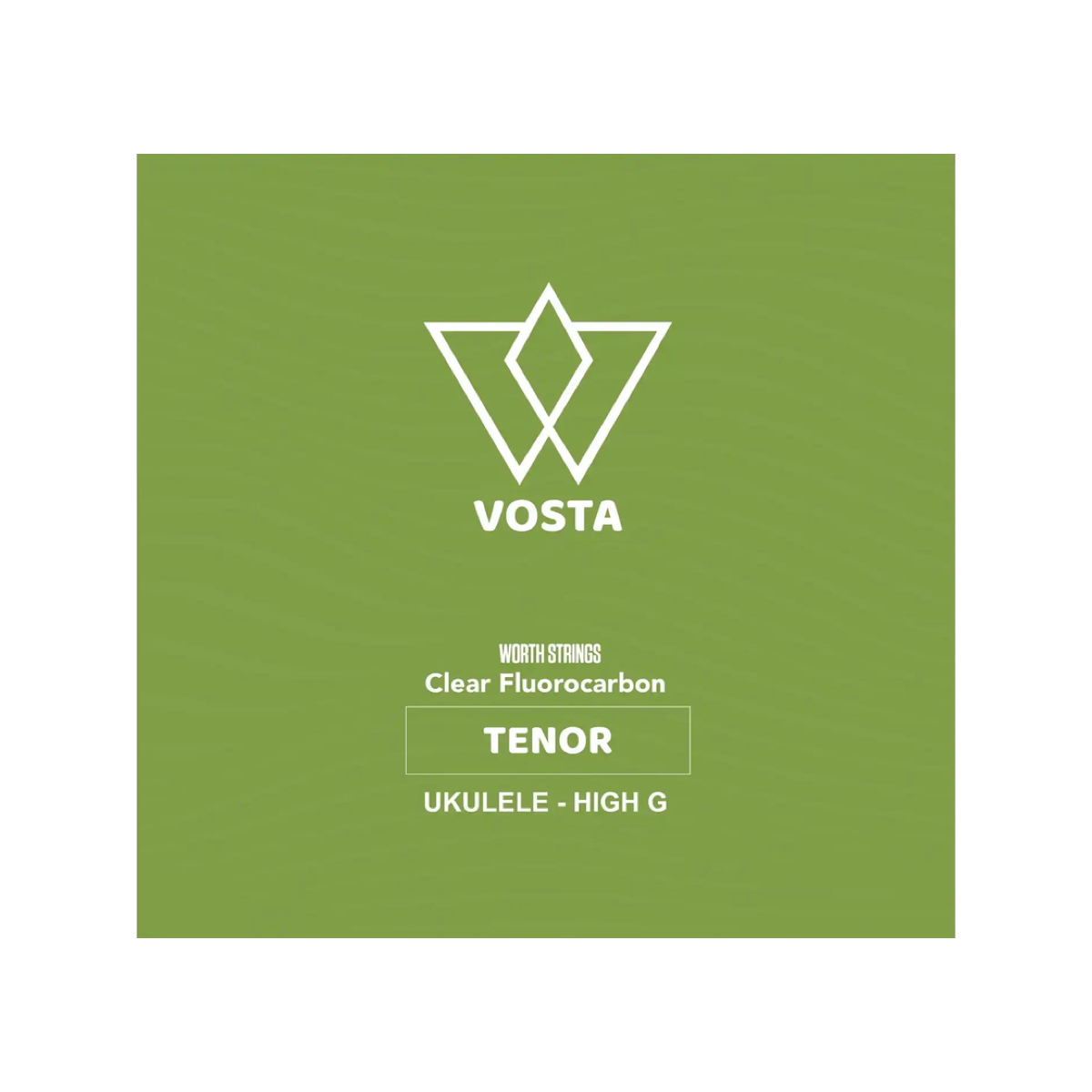Worth Clear by Vosta fluorocarbon tenor string packet, high G, front of the maroon sleeve