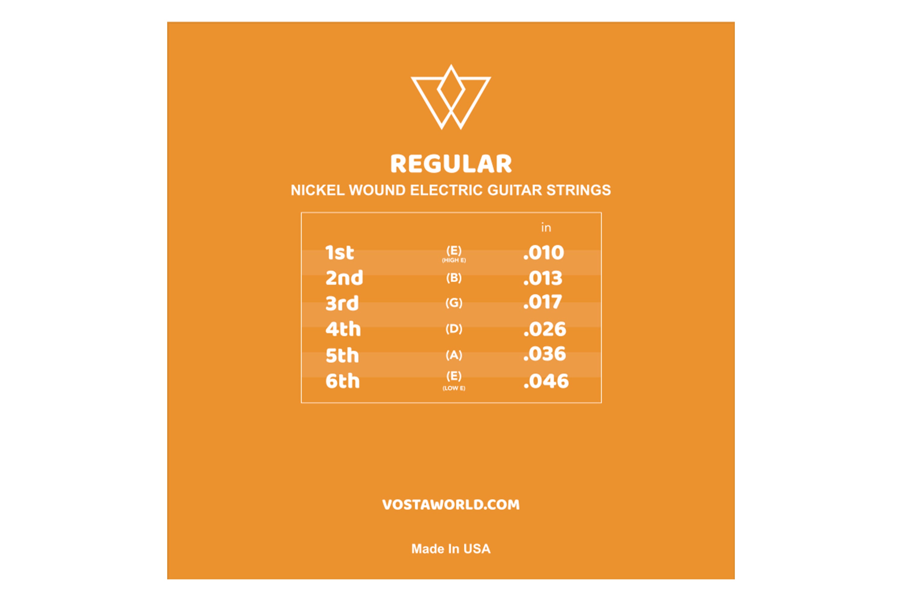 Vosta Electric Guitar Strings