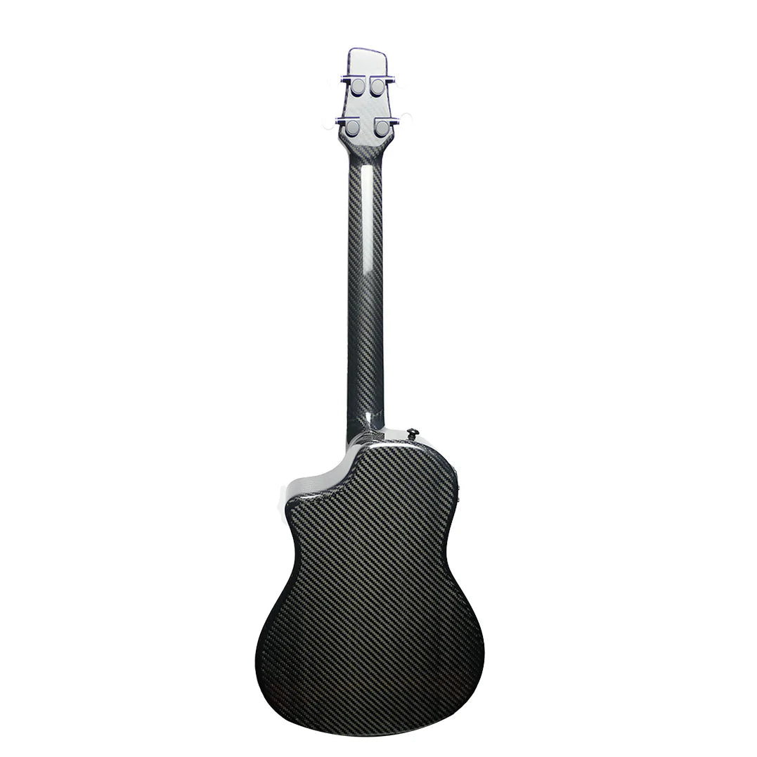 Klōs Full Carbon Fiber Acoustic-Electric Baritone Ukulele w/ Pickup & Tuner