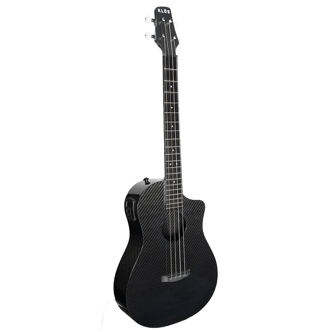 Klōs Full Carbon Fiber Acoustic-Electric Baritone Ukulele w/ Pickup & Tuner