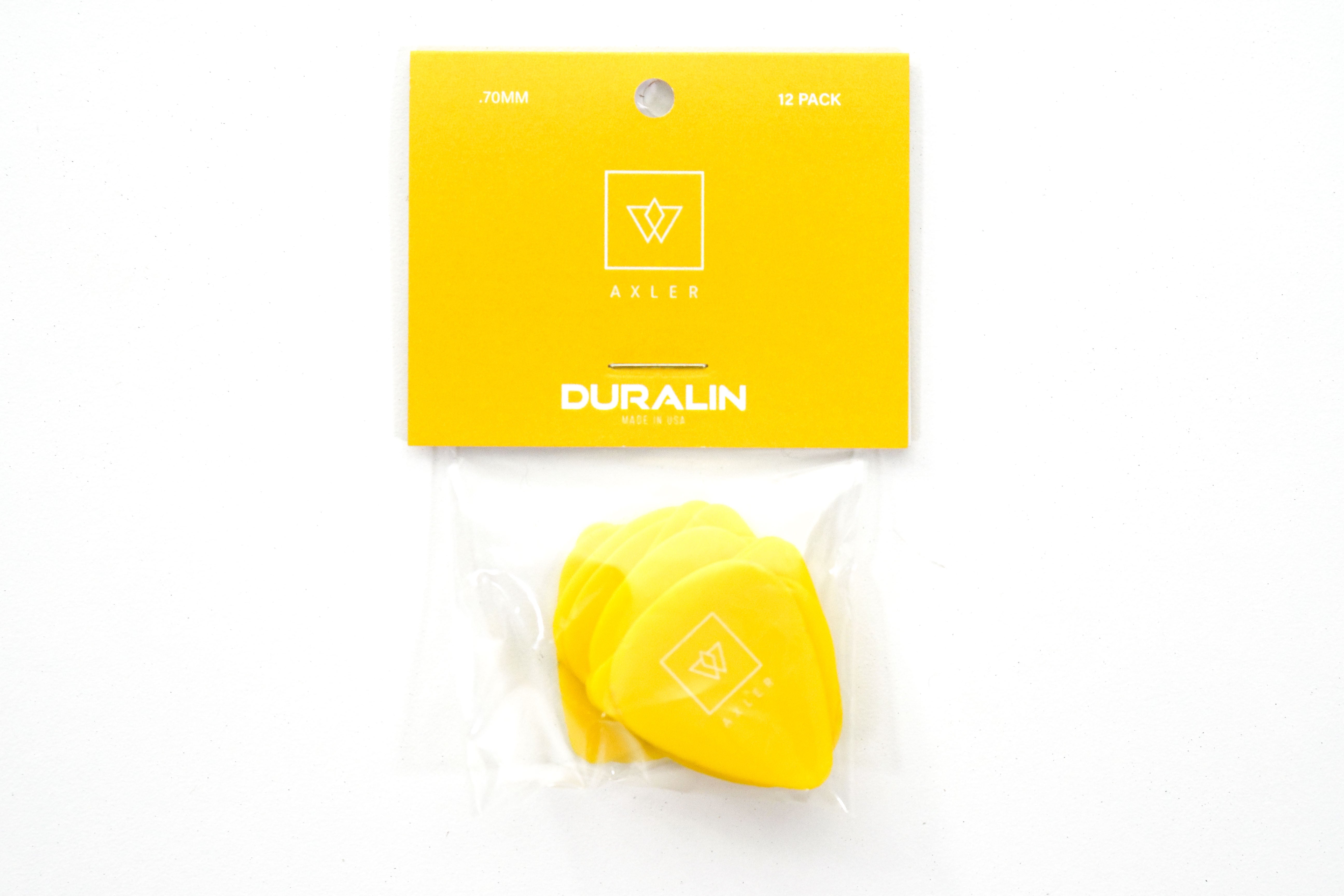 Vosta .70mm Celluloid Yellow Picks