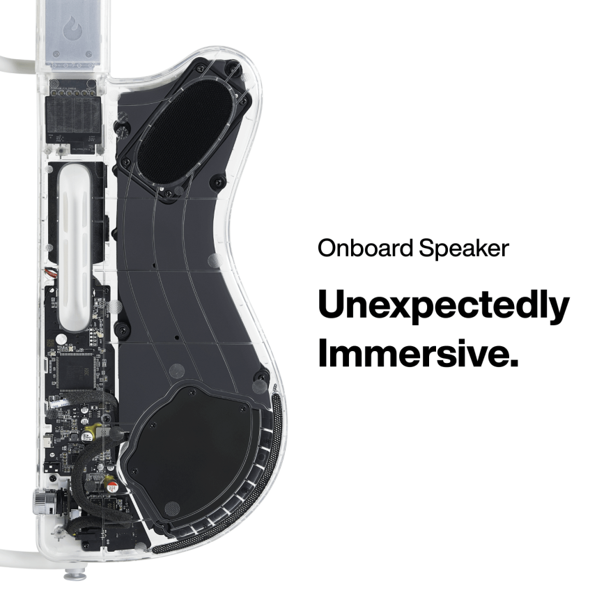 Lava Music Genie Stringless Smart Guitar - Black