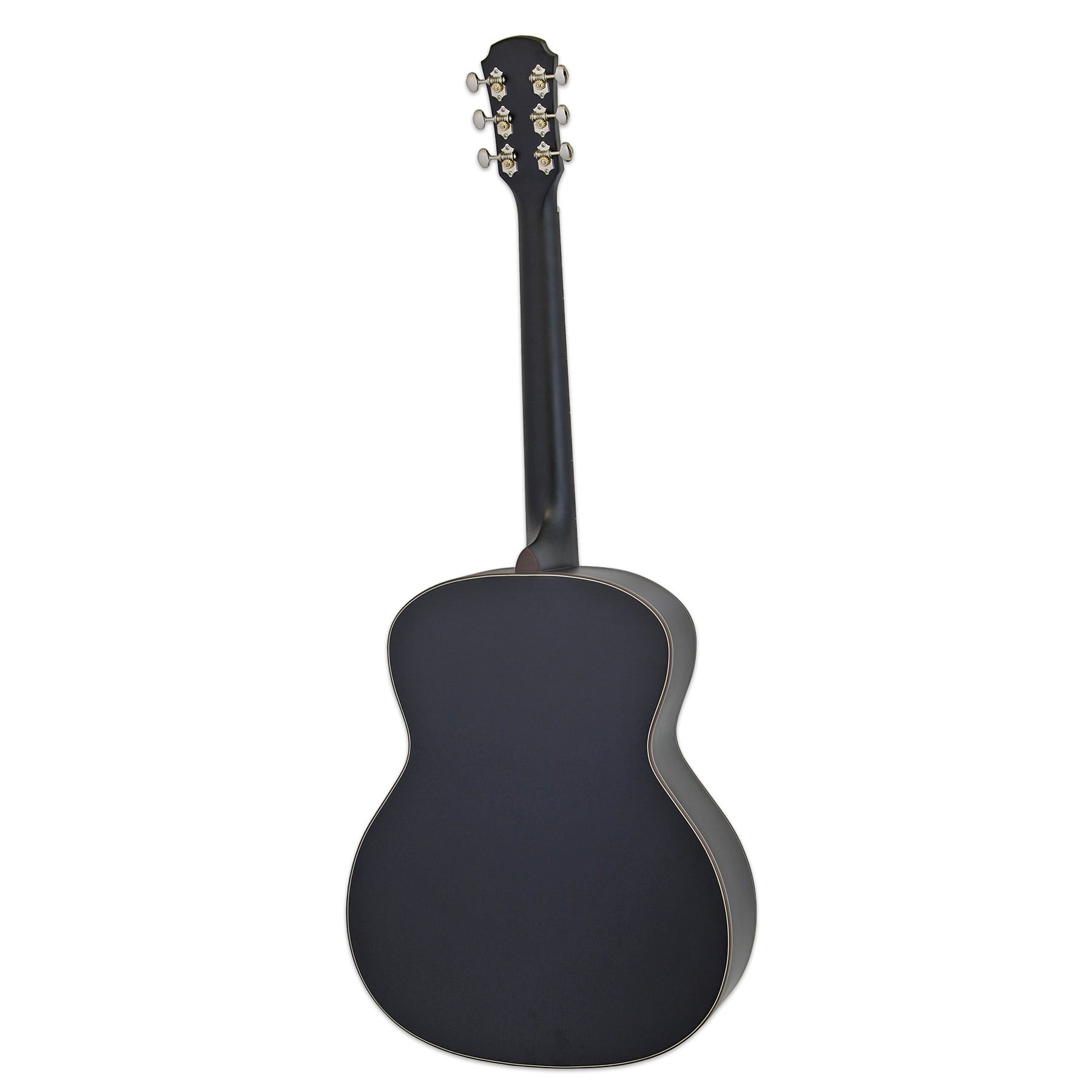 Aria 101-OM Matte Black Orchestra Guitar