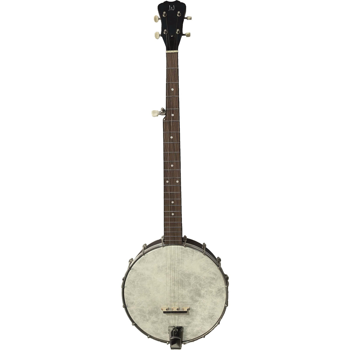 J.N. Guitars Moonshine MOON S5 5-string open-back banjo, satin natural, front view