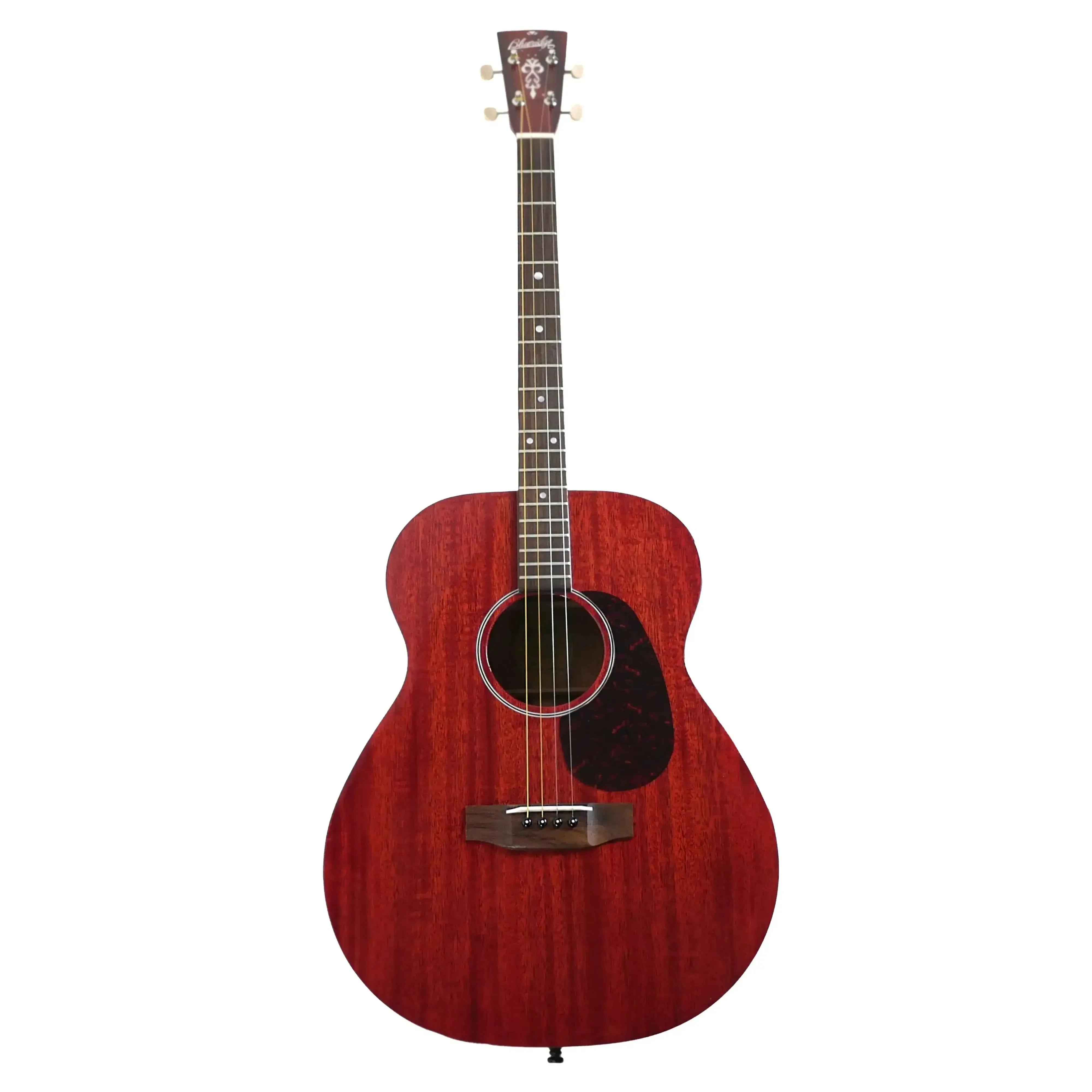 Blueridge BR-140MT Historic Craftsman solid mahogany tenor acoustic guitar with a high gloss finish.