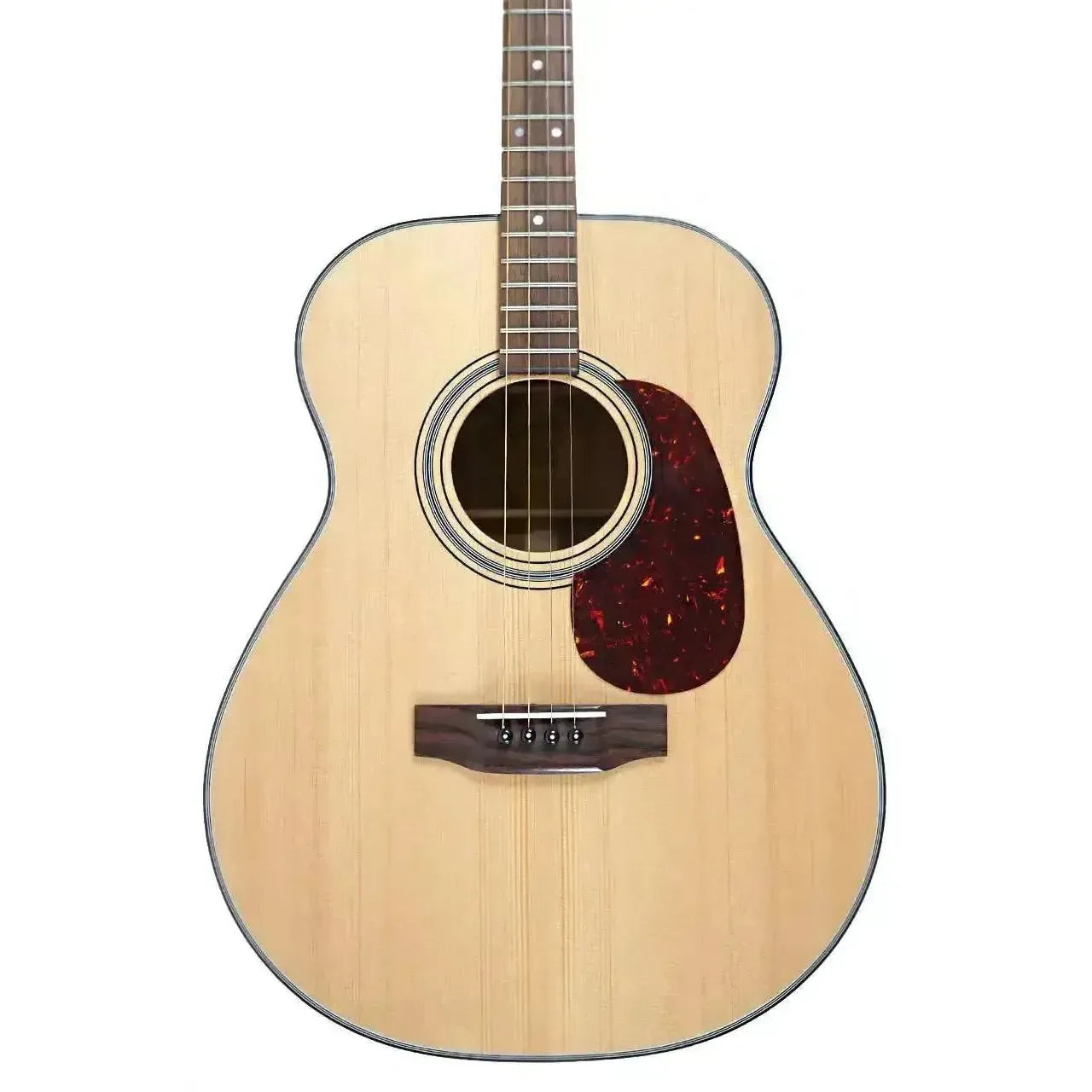 Blueridge BR-140T Prototype Tenor Acoustic Guitar with natural spruce top, mahogany back, and tortoise pickguard.