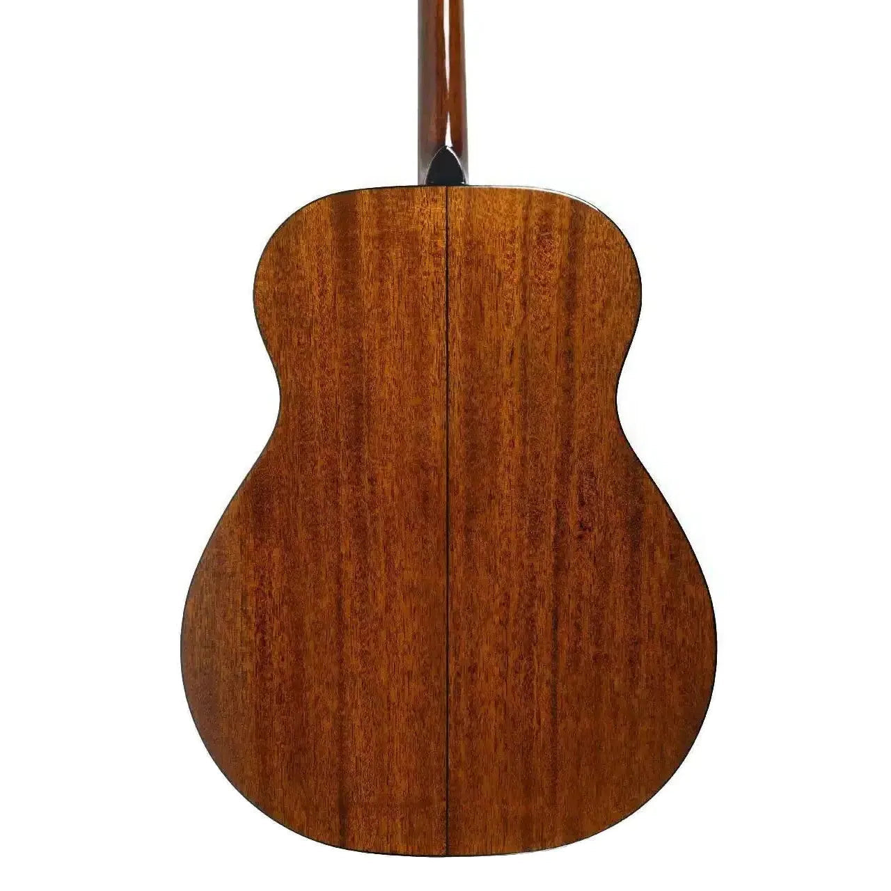 Blueridge BR-140T Tenor Acoustic Guitar, back view, showing solid mahogany with high gloss finish.