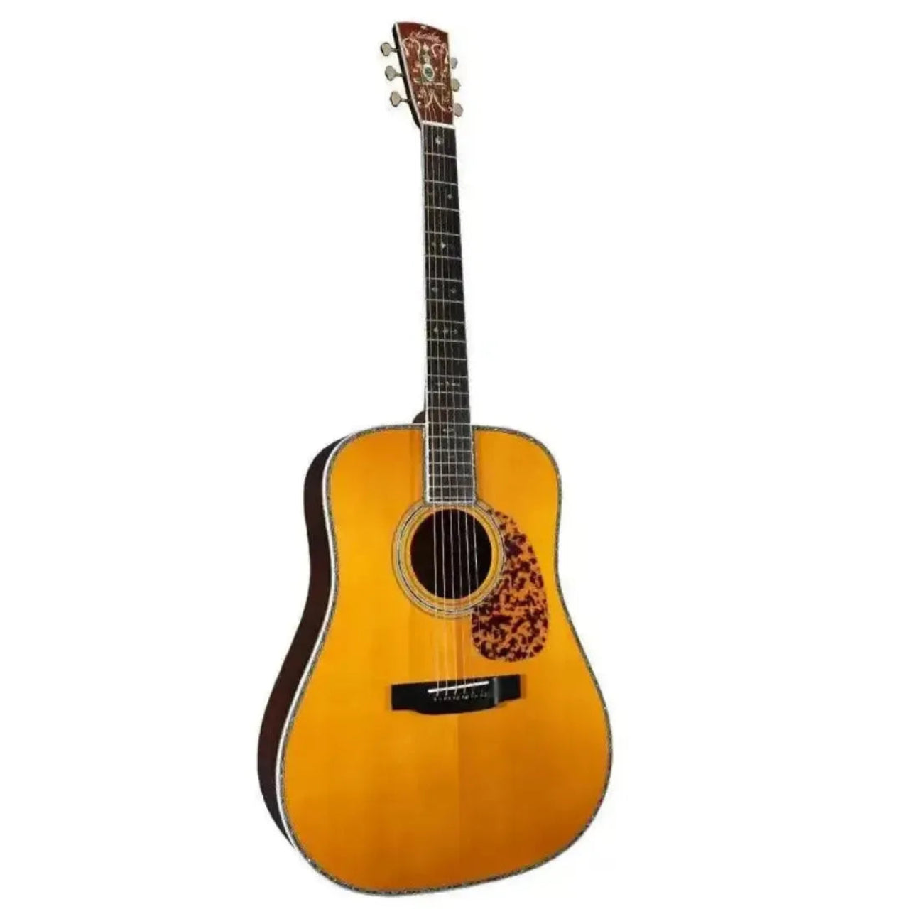 Blueridge BR-180E Acoustic-Electric Dreadnought Guitar with solid Sitka spruce top and rosewood back.