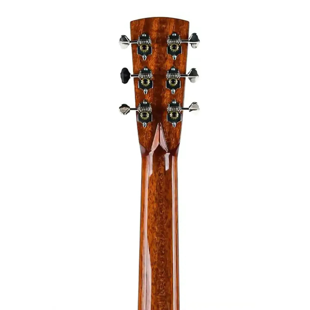 Blueridge BR-260 acoustic guitar headstock and neck with nickel-plated tuners and high-gloss finish.