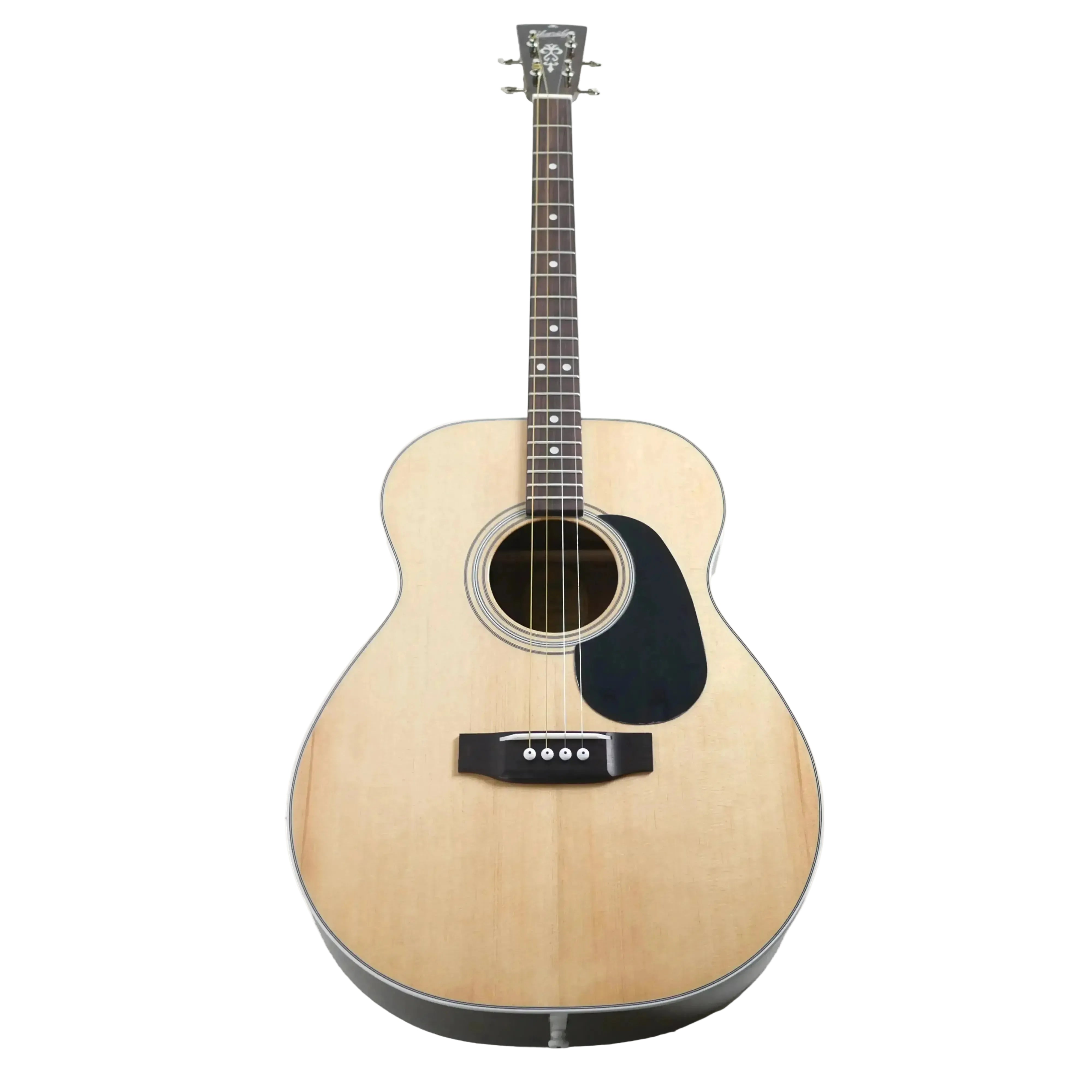 Blueridge BR-60TE Acoustic-Electric Tenor Guitar with natural high gloss finish, black pickguard.