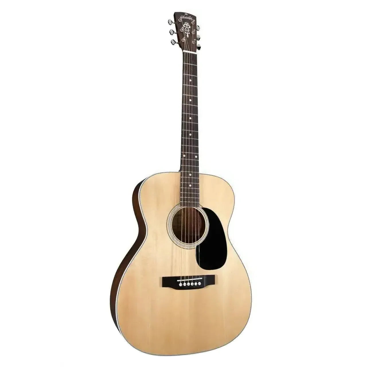 Blueridge BR-63 Contemporary Series 000 acoustic guitar with natural Sitka spruce top and dark rosewood back.