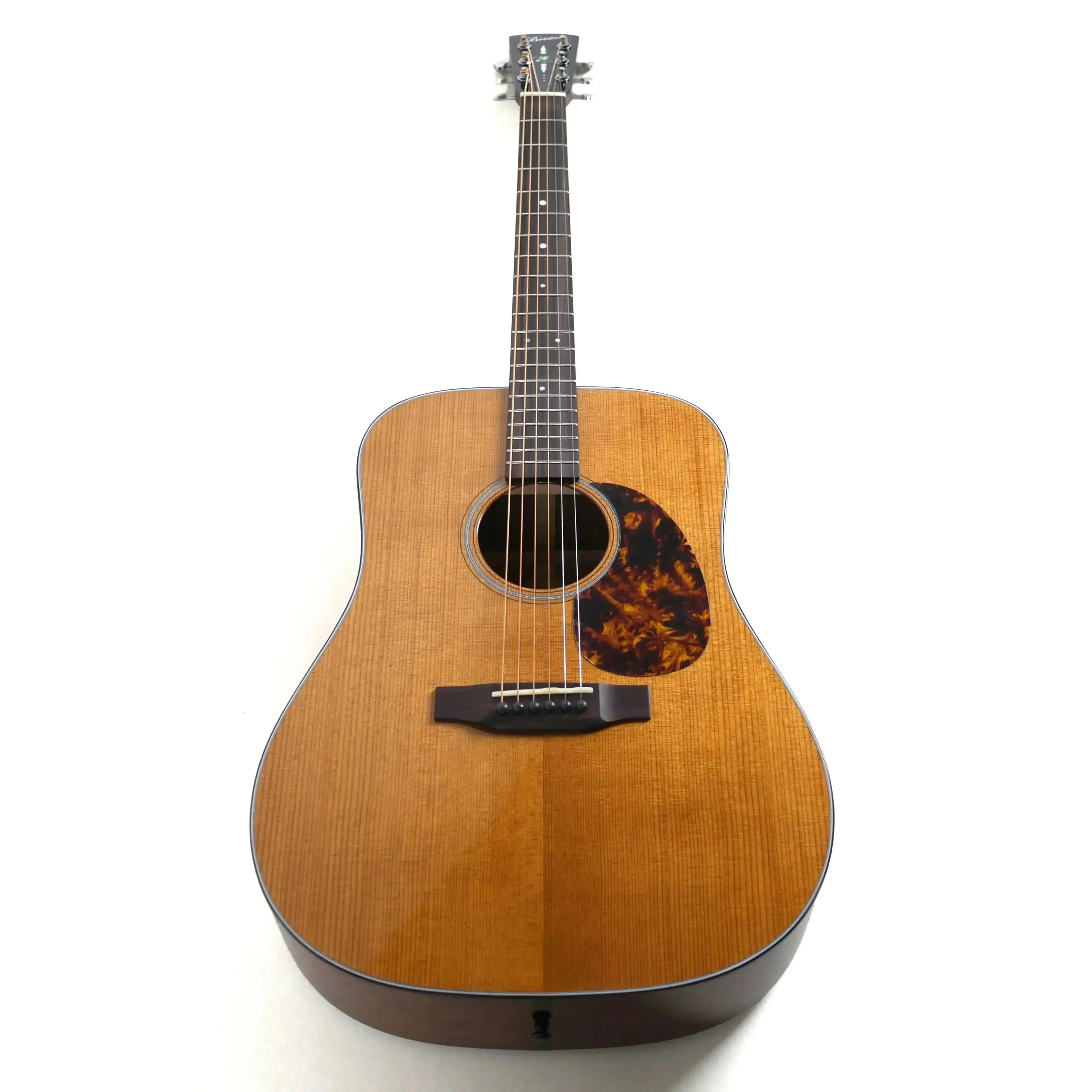 Bristol By Blueridge BL-140 acoustic dreadnought guitar with a solid spruce top and tortoiseshell pickguard.