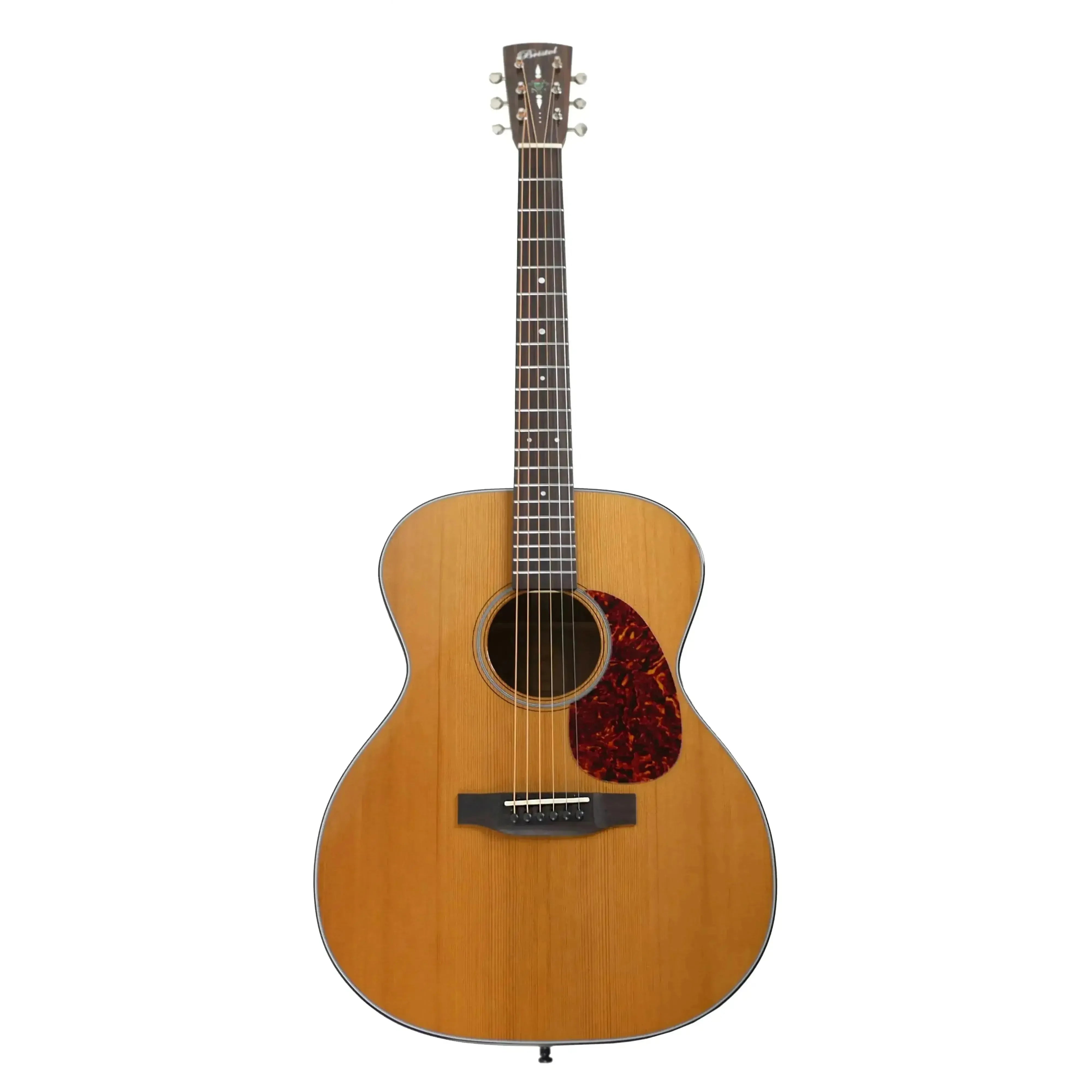 Bristol by Blueridge BL-143E 000 acoustic-electric guitar with natural wood finish and tortoise pickguard.