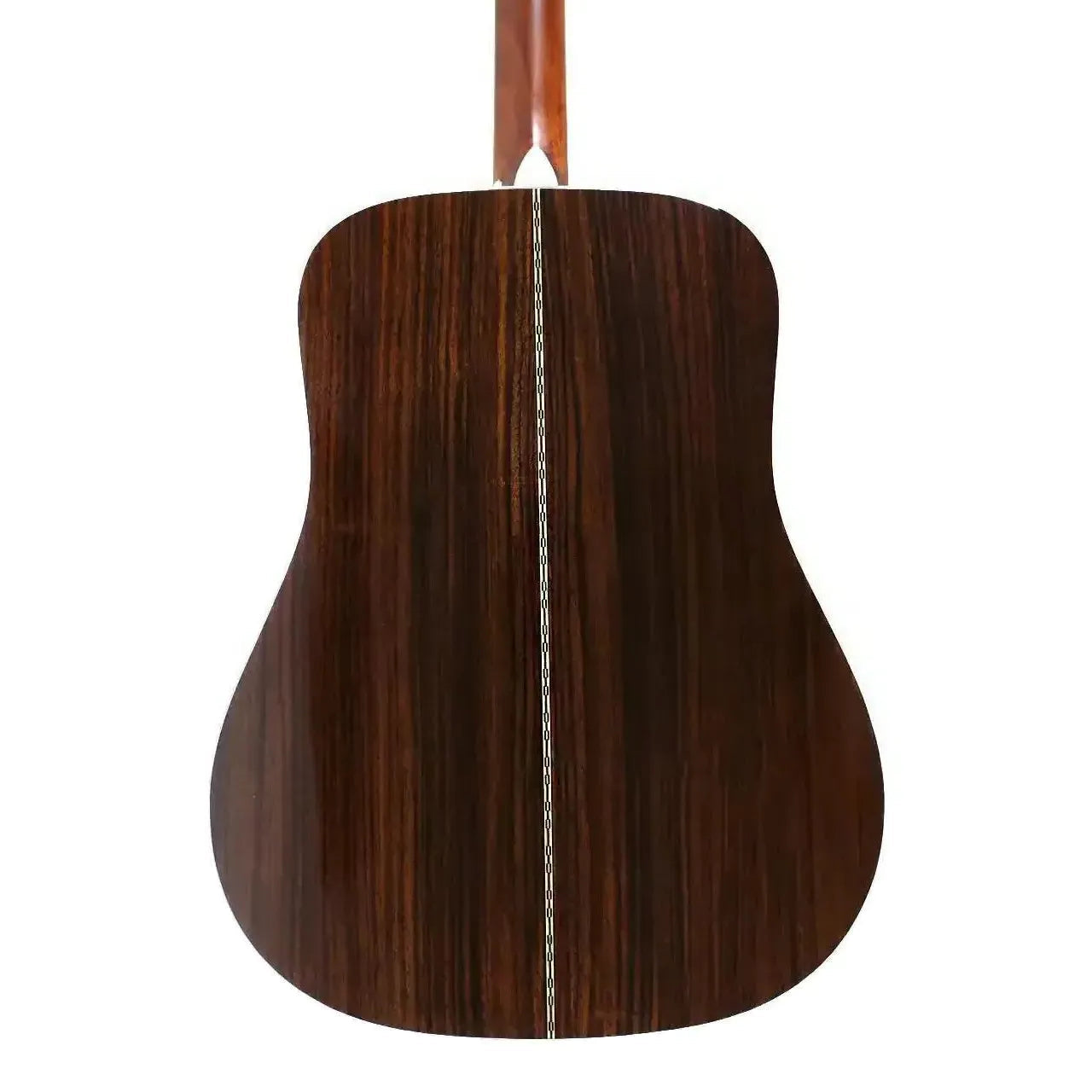 Bristol by Blueridge BL-160E acoustic-electric dreadnought guitar, dark rosewood back with white binding.