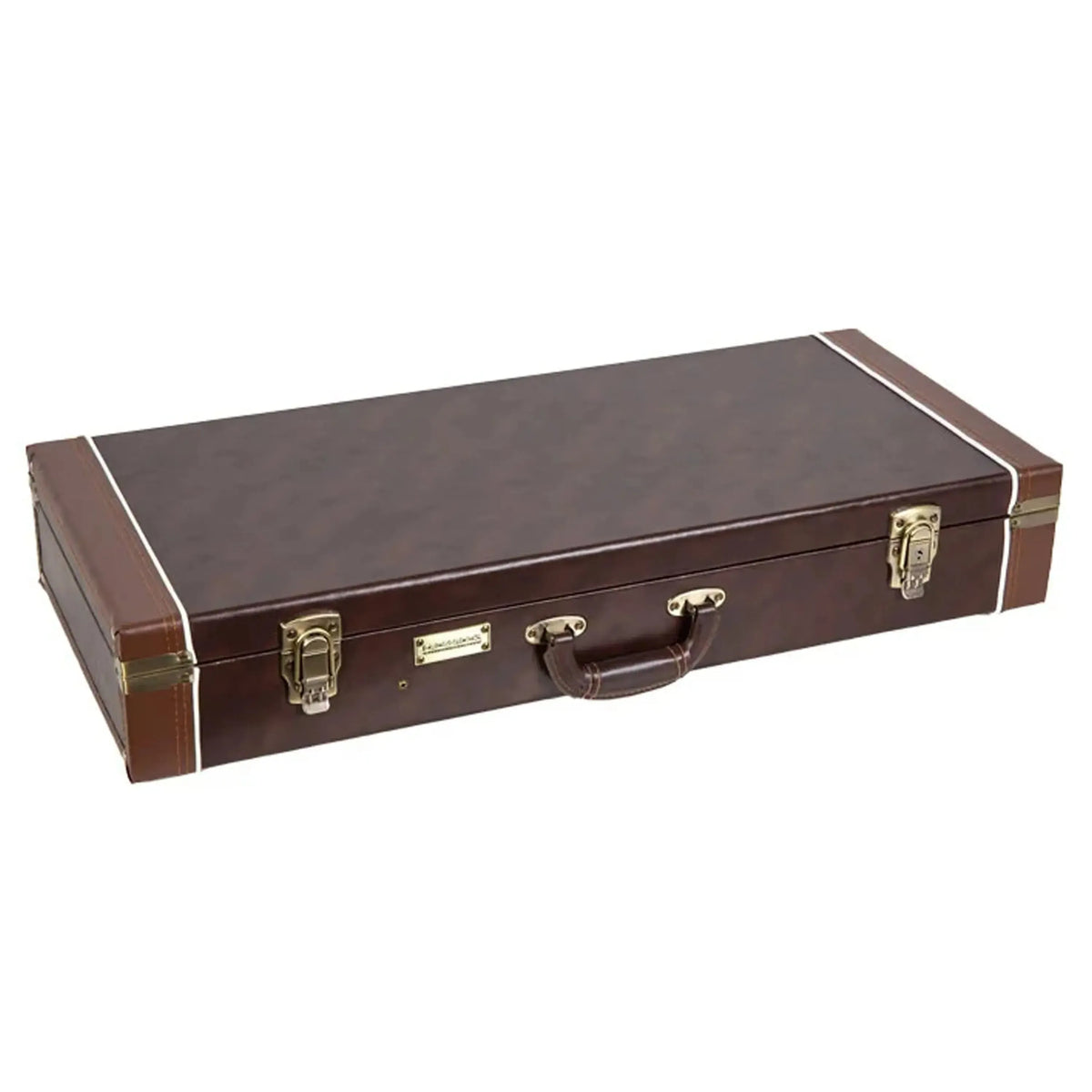 Crossrock CRW620MF-R Wood F-Style Rectangular Mandolin Case - Brown