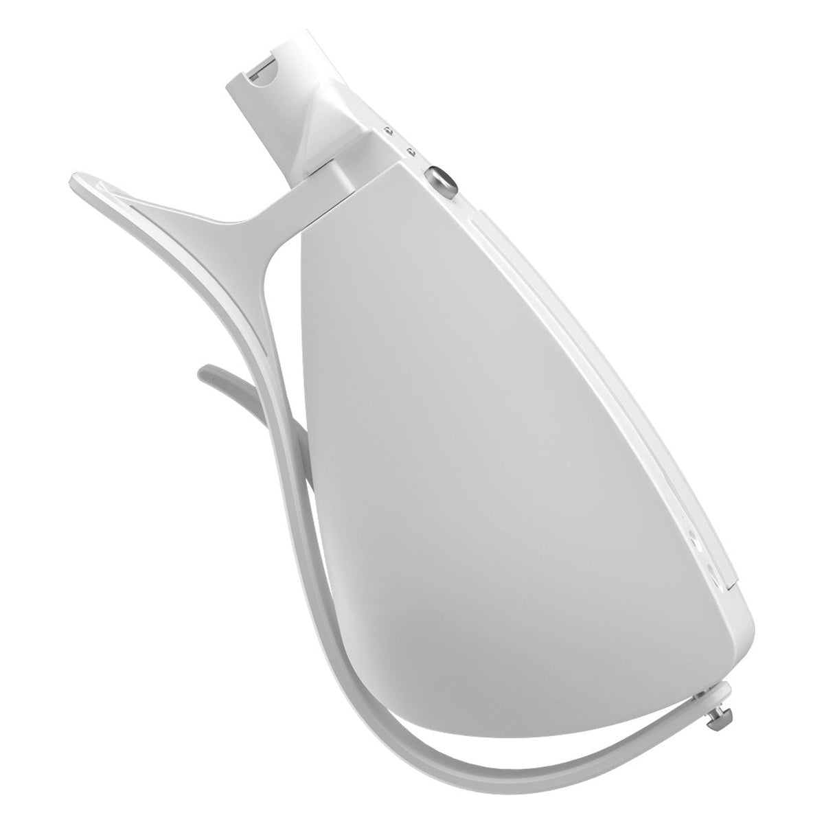 Back of the Enya Cyber-G Pick Model smart guitar body in White