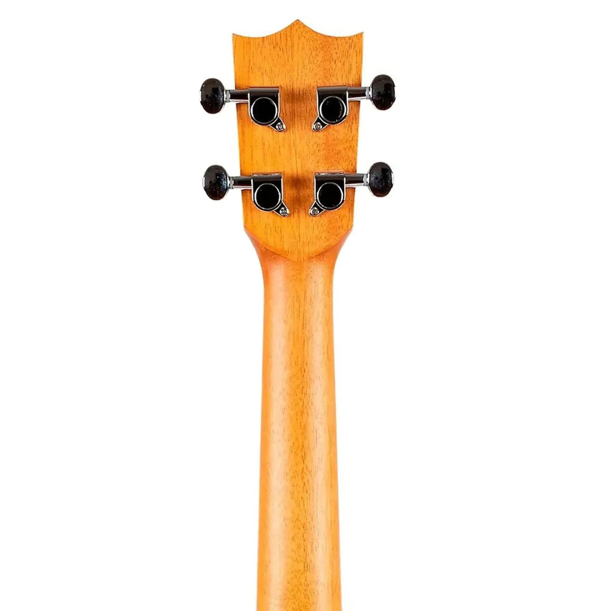 Back of Flight AUC-33 Stardust Concert Ukulele headstock and neck, showing tuning pegs.