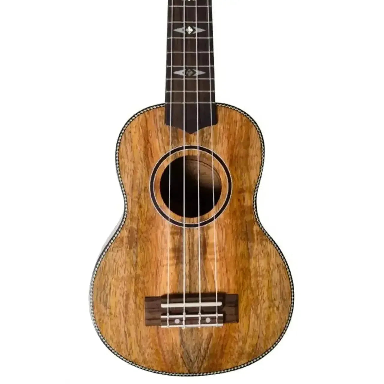 Flight DUS450 Supernatural Series Mango Soprano Ukulele with natural wood grain and dark fretboard.