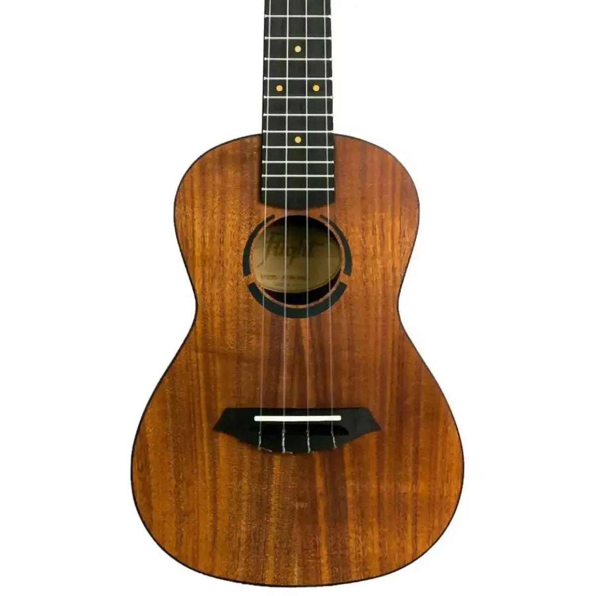 Flight DUS440 Supernatural Series Acacia Soprano Ukulele with natural satin finish.
