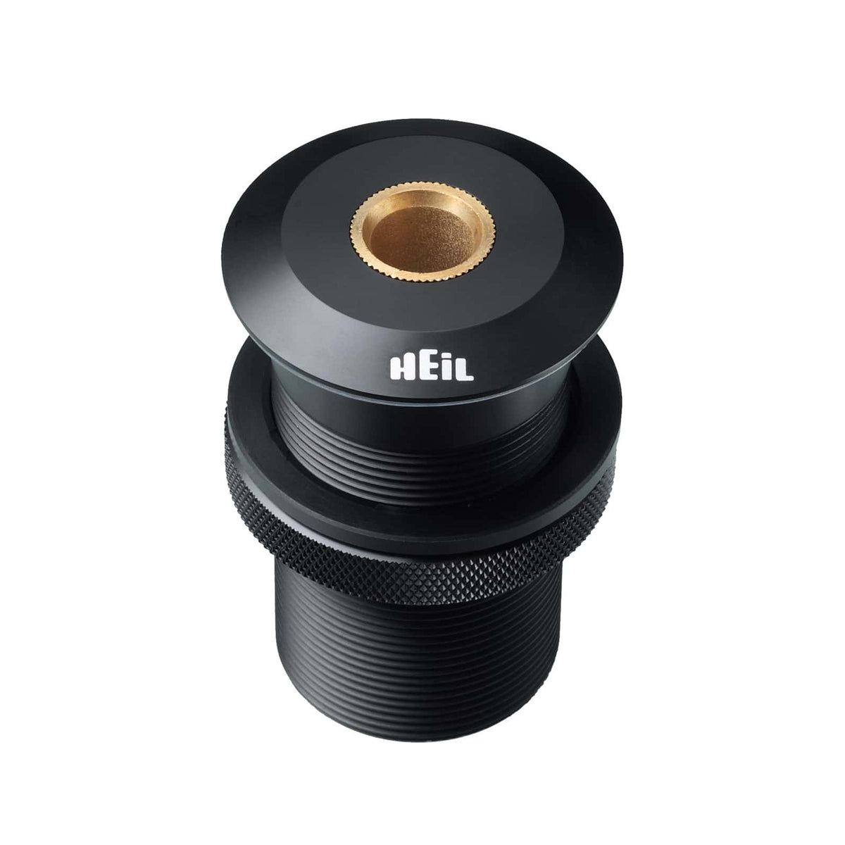 Heil Sound DT-1 black threaded flush mount with brass insert