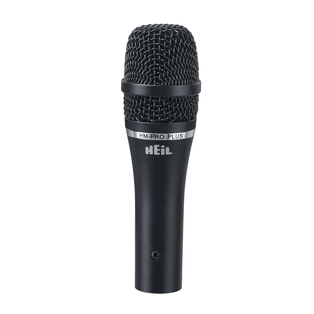 Heil Sound Handi Mic Pro Plus matte black compact microphone, front view
