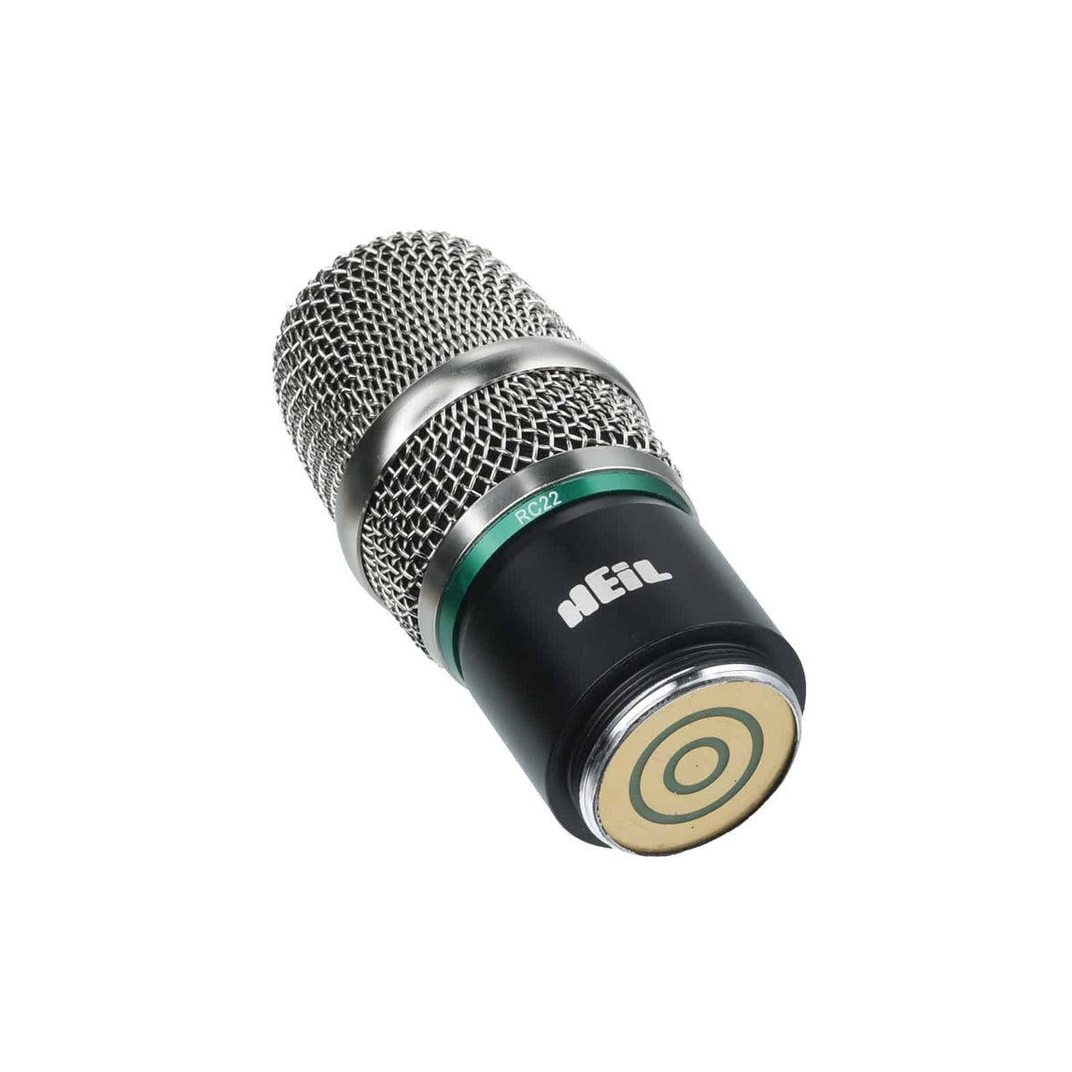 Heil Sound RC 22 capsule, bottom view showing the gold contact rings