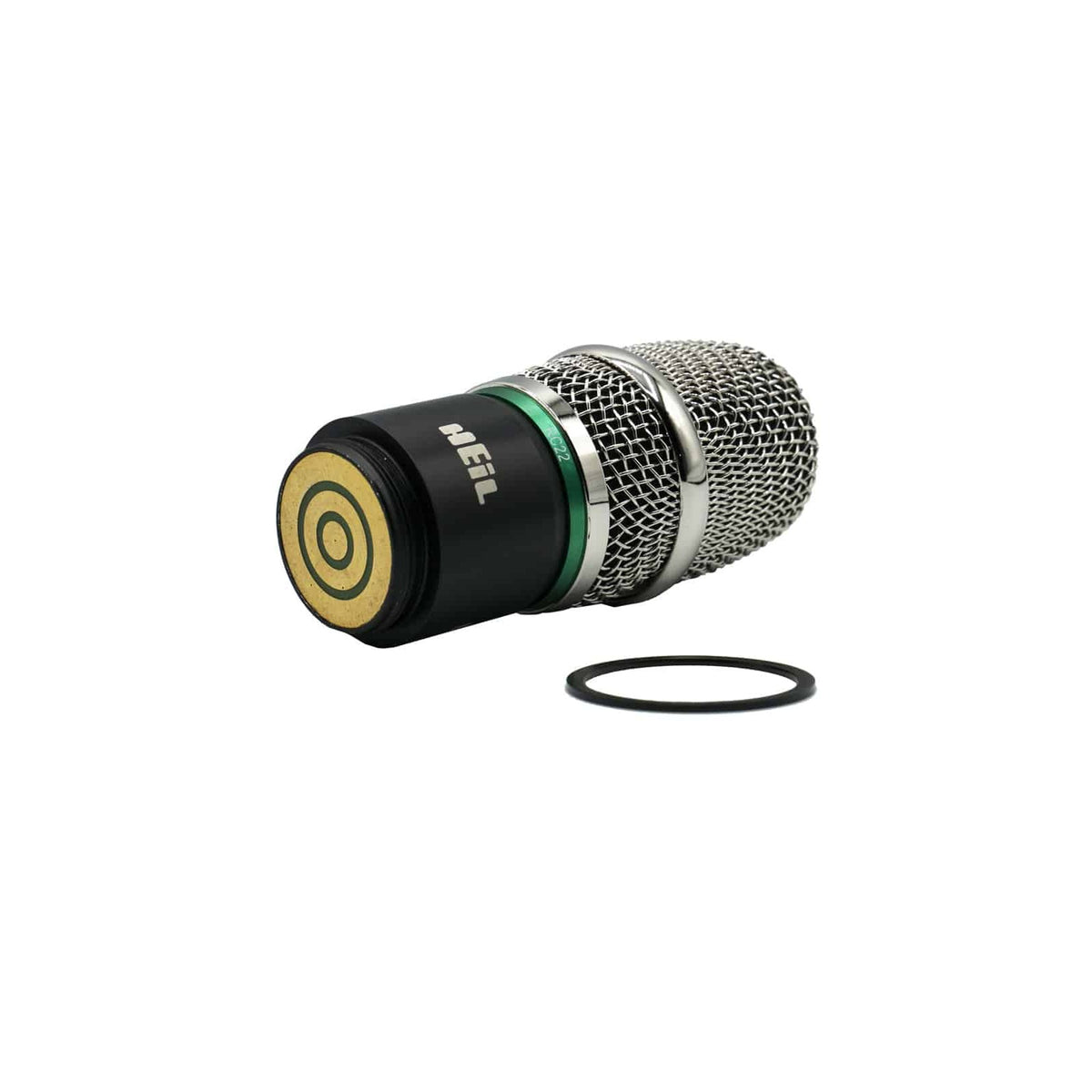 Heil Sound RC 22 capsule lying on its side next to the spacer ring