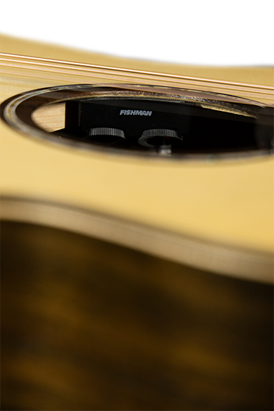 Ohana GT-8E Arched Back Acoustic-Electric 1/2 Guitar with Pickup