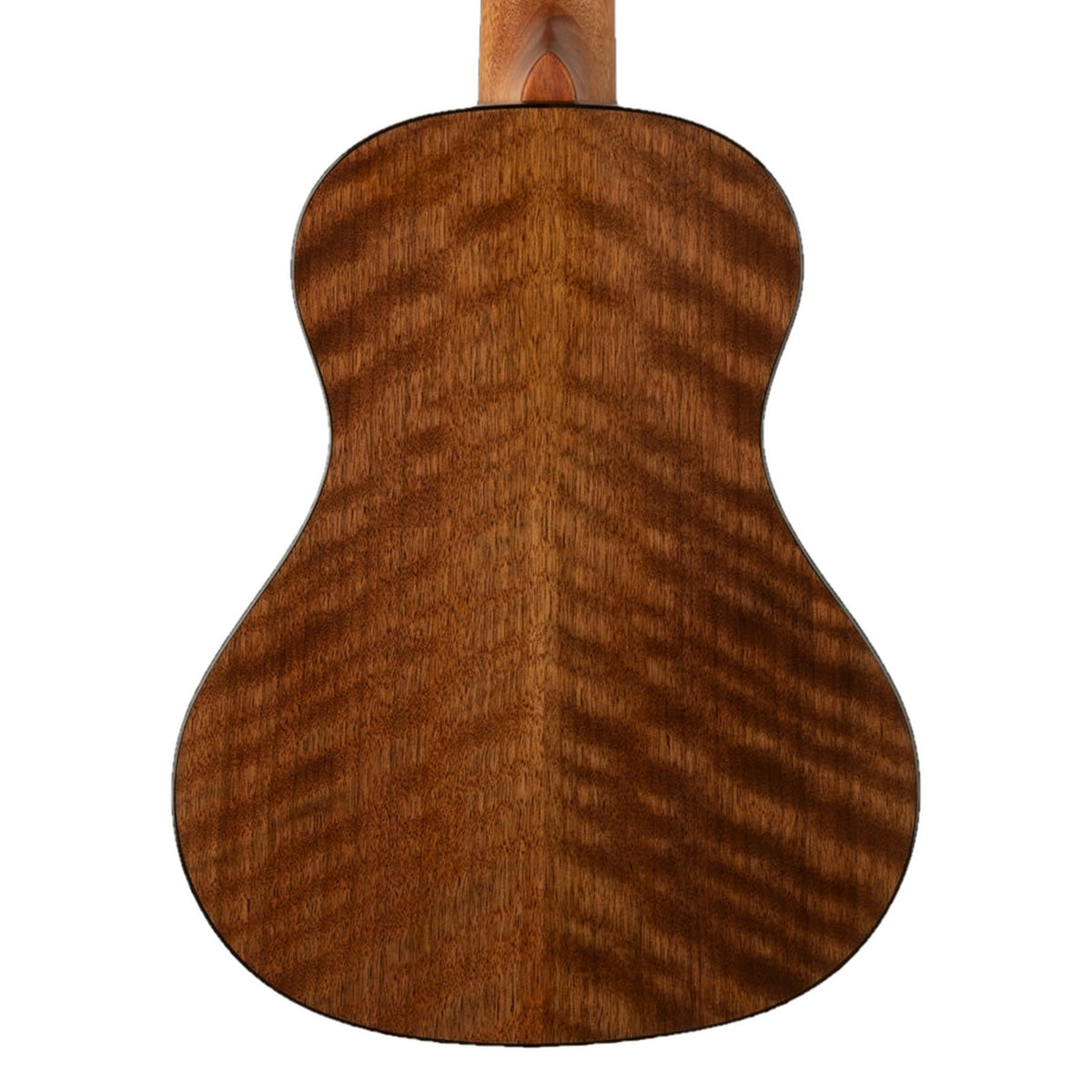 Back of the Kala KA-WCW-BMP-TXL tenor XL ukulele, solid walnut back with mahogany neck
